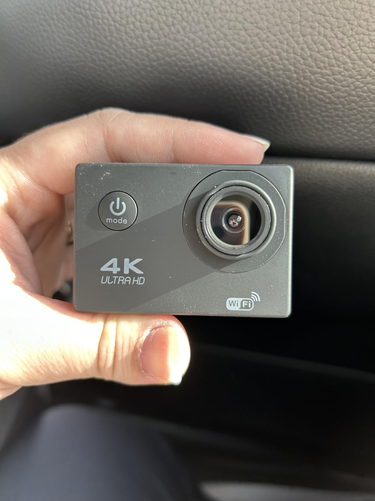 Action Camera 4K Waterproof Camera 20MP with Touch Screen Underwater Camera 131FT with EIS for Snorkeling Helmet Bike 170° Wide Angle Remote WiFi 5XZoom customer photo 1