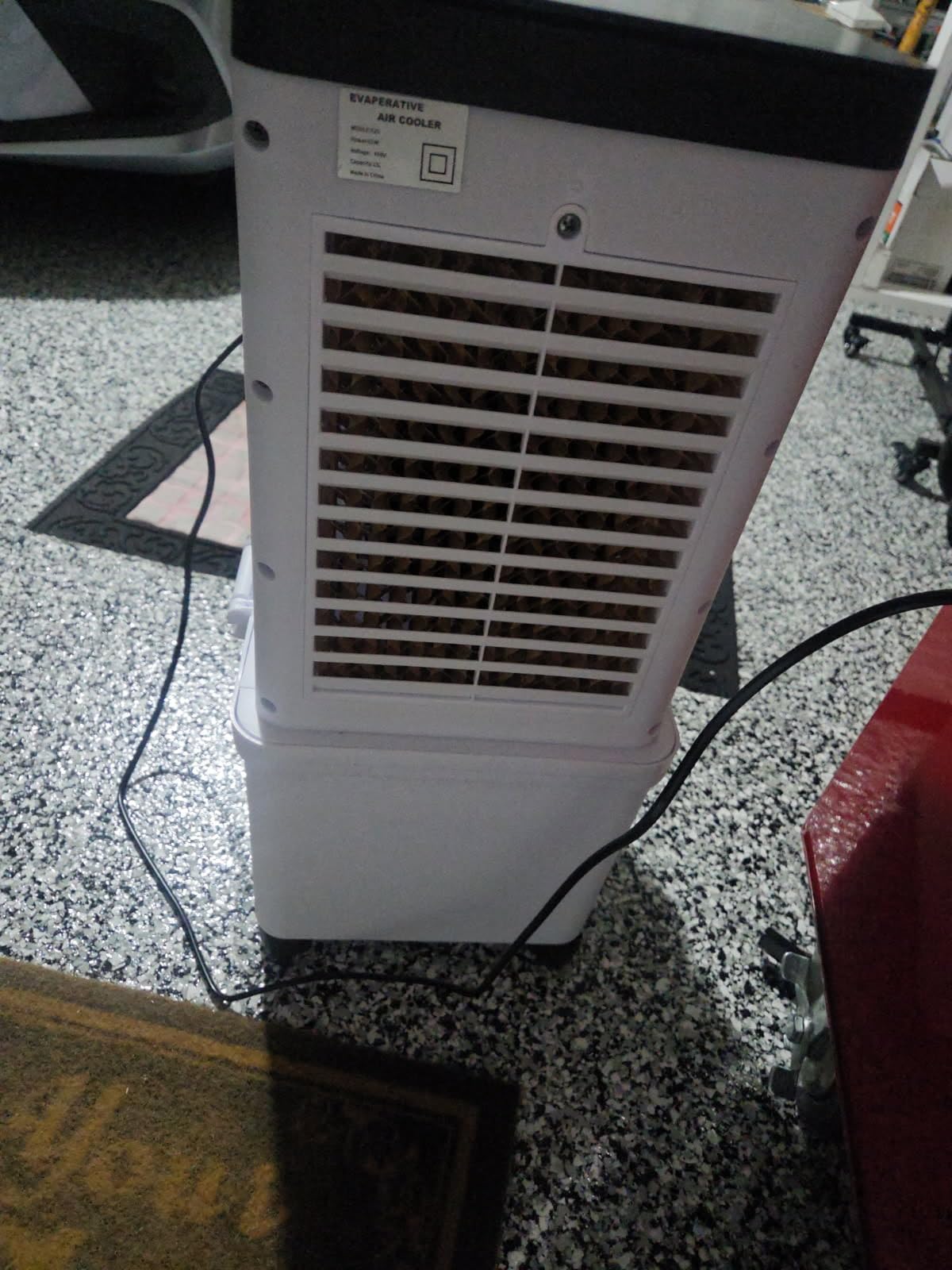Swamp Cooler, Portable Air Conditioners with 3 wind Modes, 3 Speeds, 3.5-Gallon Water Tank for Evaporative Air Cooler Long Cooling, 45 dB Windowless Air Conditioner 120° Oscillation 4 Ice Packs customer photo 1