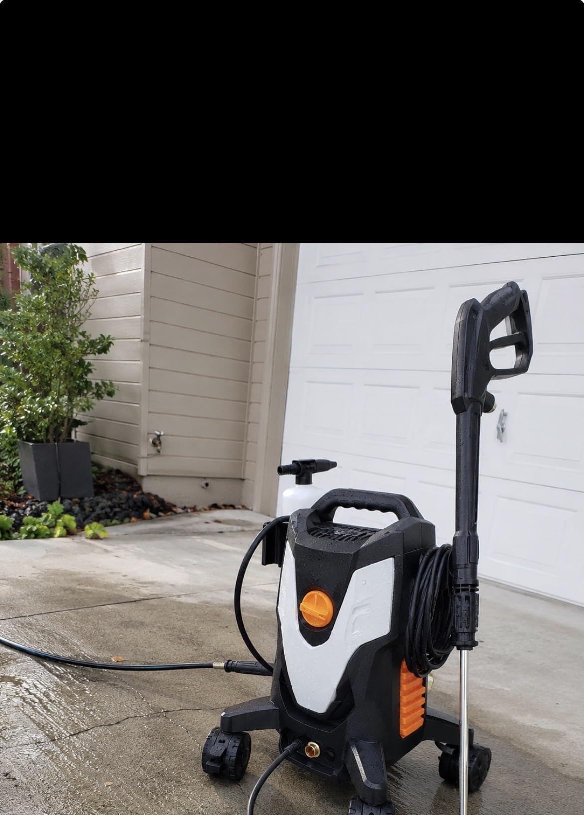 Electric Pressure Washer 4500PSI 2.8 GPM High Pressure Washer with Anti-Tipping Technology, 4 Quick Connect Nozzles, Stainless Steel Spray Wand, Electric Power Washer for Cars/Fences/Driveways/Home customer photo 1