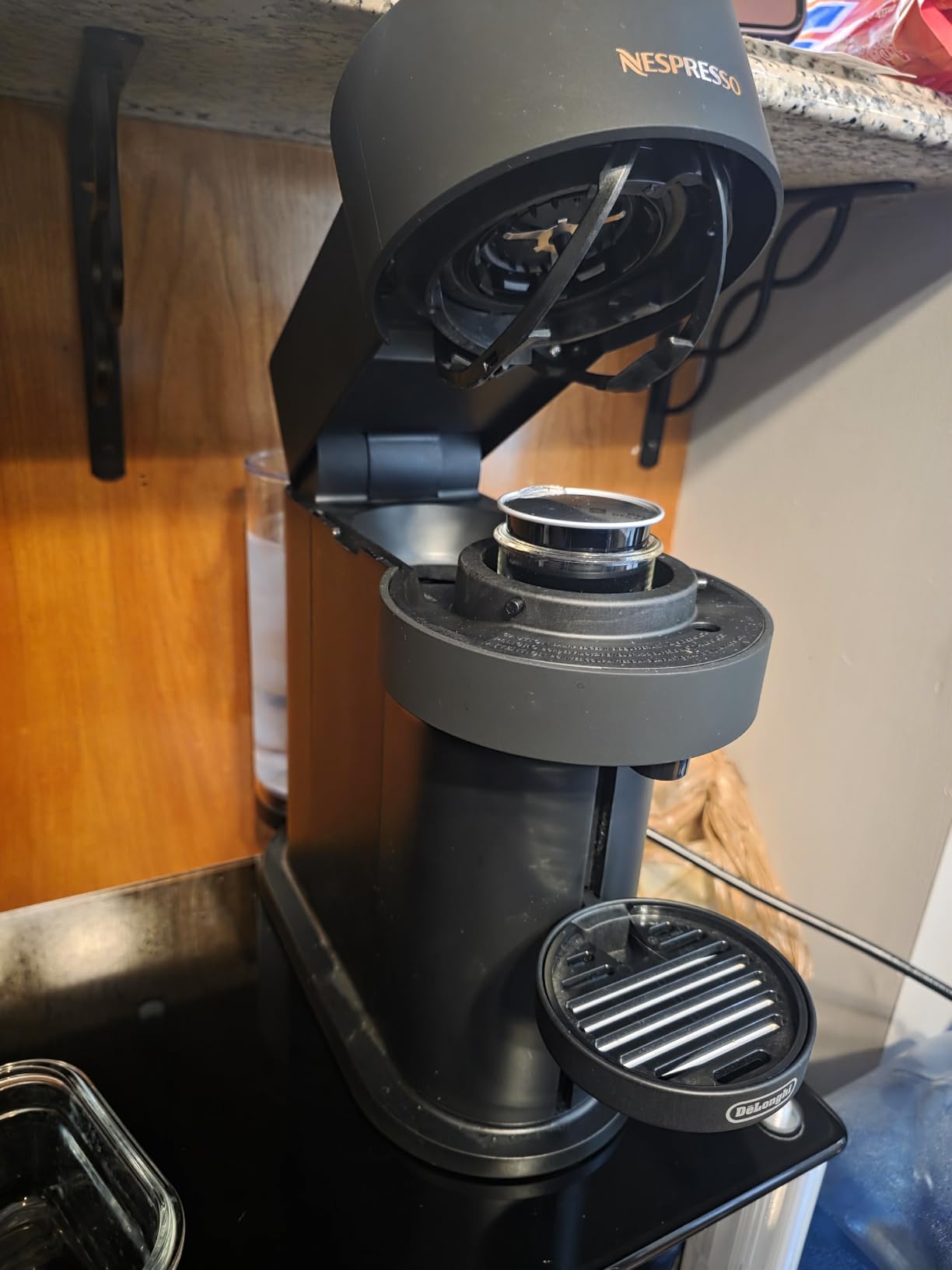 Nespresso Vertuo Next Coffee and Espresso Maker by De'Longhi, Matte Black customer photo 2