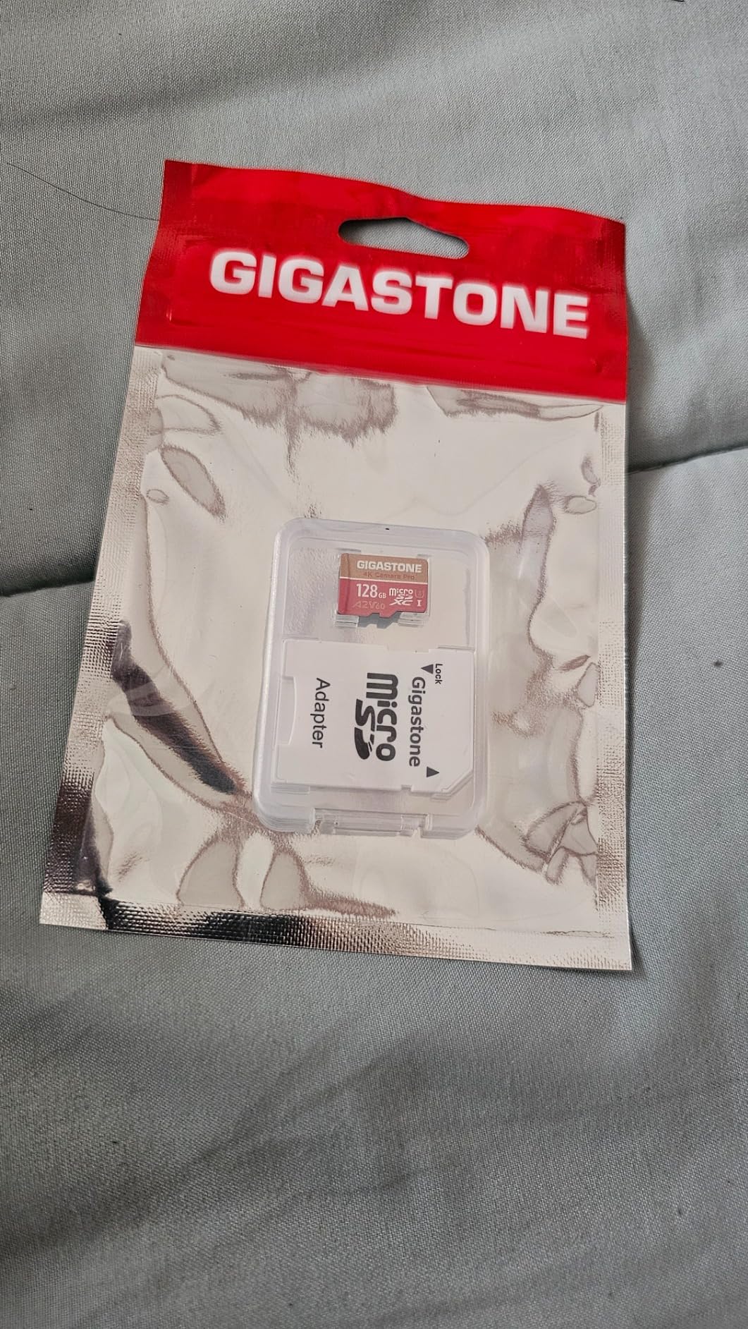 Gigastone 128GB Micro SD Card, 4K Video Recording for GoPro, Action Camera, DJI, Drone - R/W up to 100/50 MB/s, UHS-I U3 A2 V30 (5-Year Data Recovery) customer photo 1