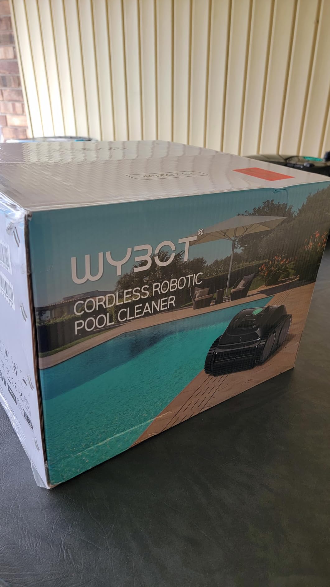 (2026 Upgraded) WYBOT C1 Cordless Robotic Pool Vacuum for Inground Pools, Above Ground Pool Cleaner 4-in-1 Wall & Waterline Cleaning Up to 1,621 sq.ft, 150mins Smart App Navigation, Ocean Black customer photo 1