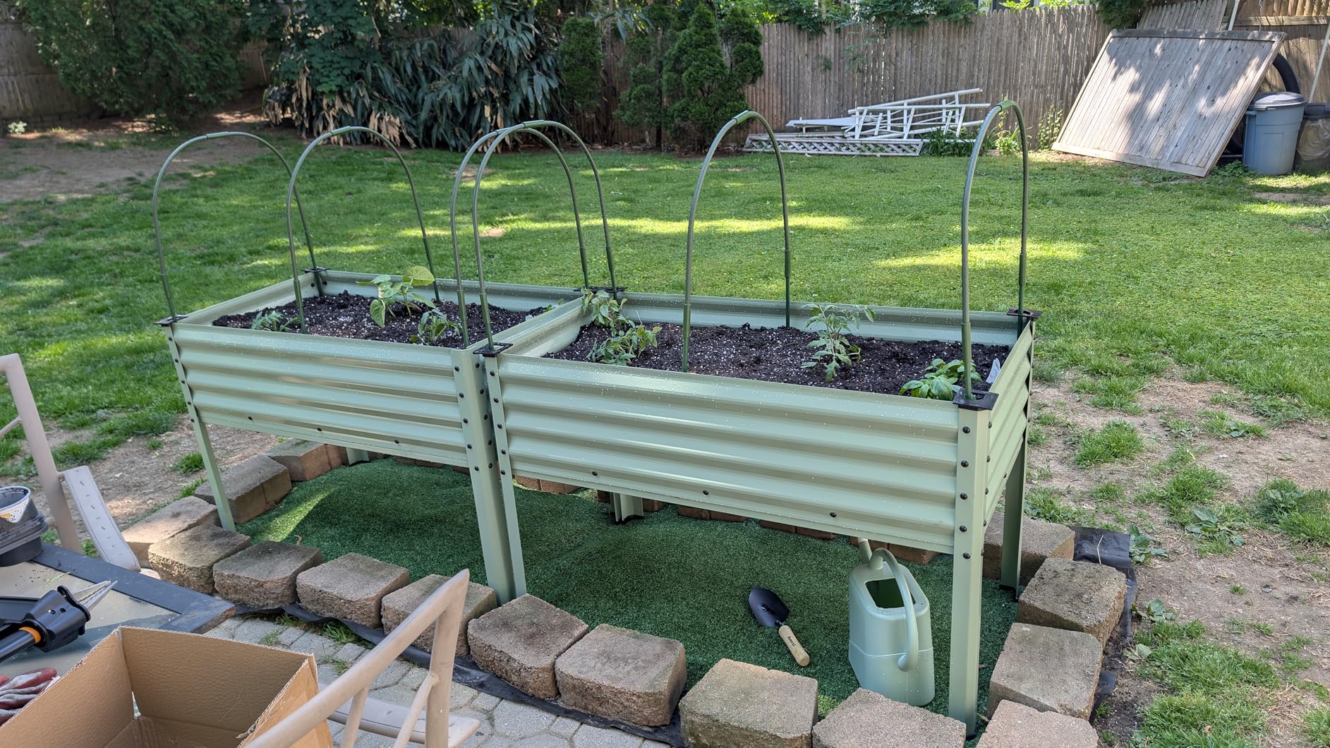 Best Choice Products 72x24x30in Non Toxic Galvanized Raised Garden Bed, Metal Elevated Planter Box, Vegetable Garden - Charcoal customer photo 1