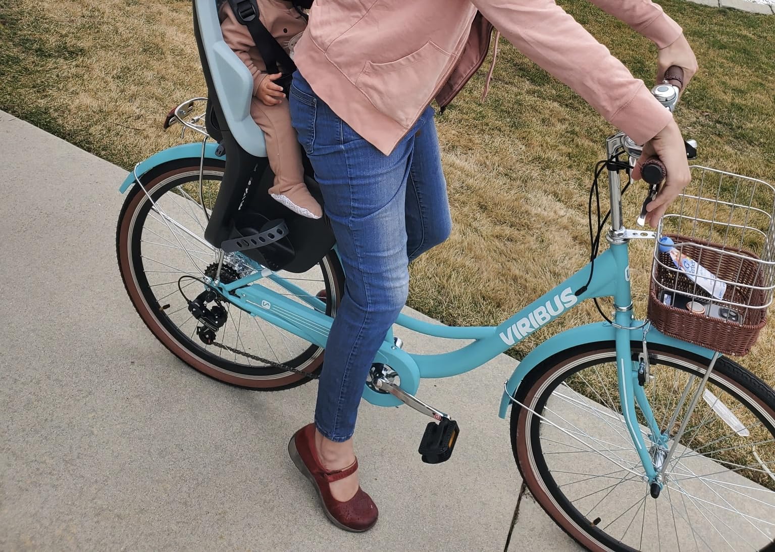 Thule Yepp 2 Mounted Child Bike seat, Adjustable footrests, 5-Point Harness and Easy to Mount Design customer photo 1