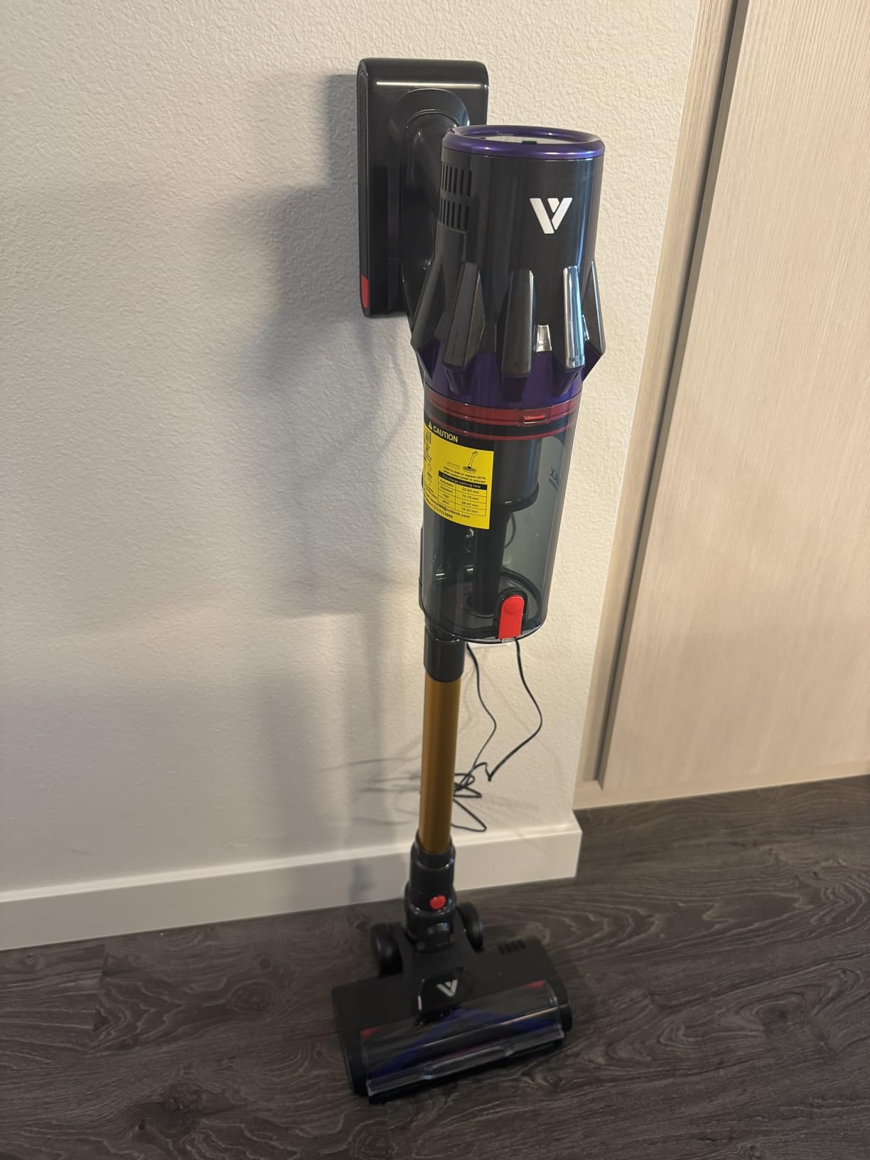 Coovy SU7 Ultra Cordless Vacuum Cleaner, 55KPa/650W 80Mins Runtime Powerful Suction Stick Vaccum for Whole-House Cleaning, Self-Standing Anti-Tangle Vac for Hard Floors Carpet Pet Hair, Ultra Version customer photo 1