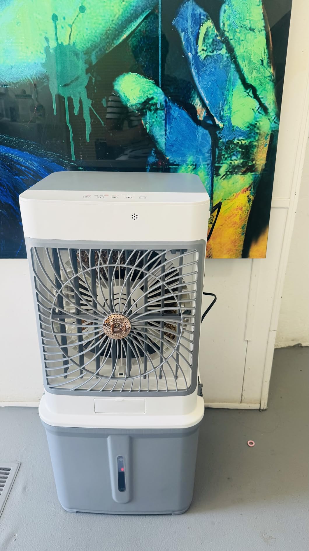 Portable Air Conditioners, Swamp Cooler Portable AC Unit for Room, Windowless Cooling Fan That Blow Cold Air with 10GAL Detachable Tank, Evaporative Air Cooler for Outdoor Indoor Garage Restaurant Patio customer photo 1