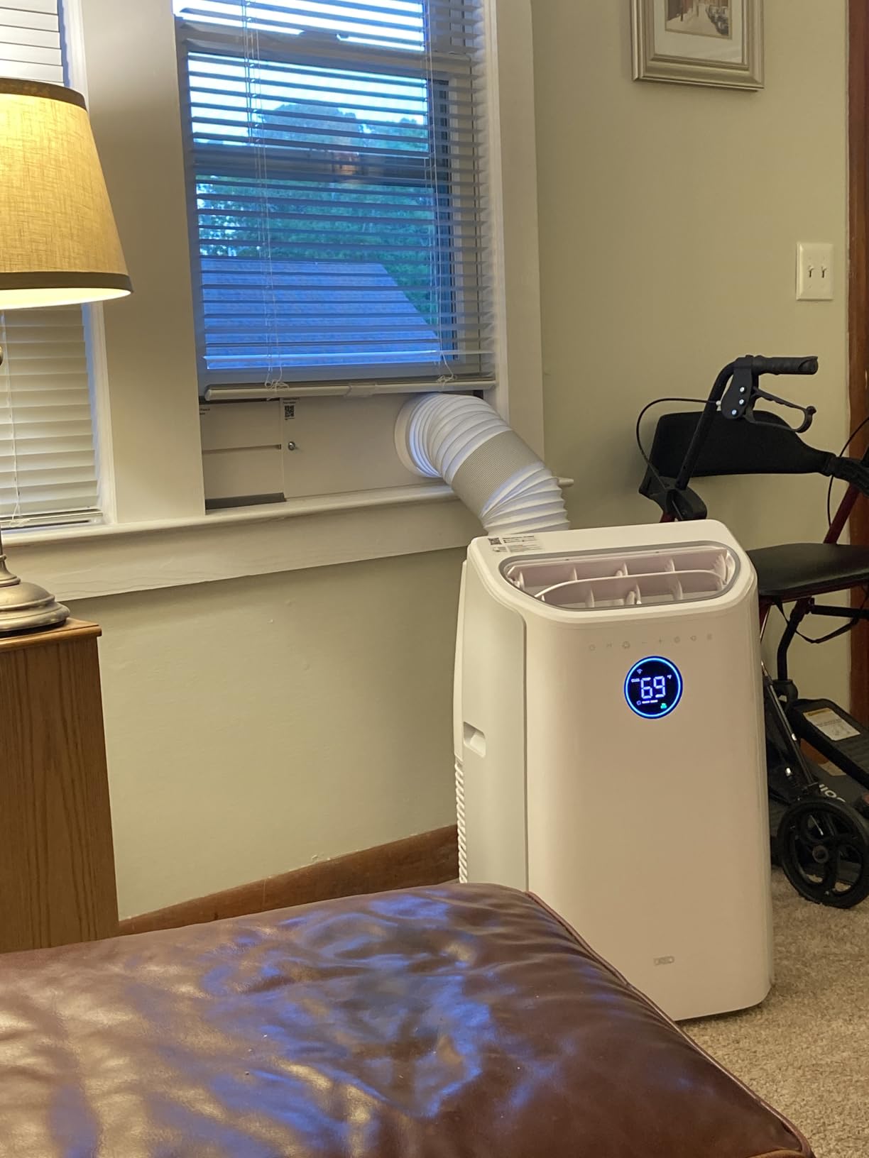 DREO Inverter Dual-Hose Portable Air Conditioners 740S, High Efficiency, 14000 BTU ASHRAE (10000 BTU DOE) 42dB Quiet Smart AC Unit, Drainage-Free, APP/Voice/Remote Control customer photo 1