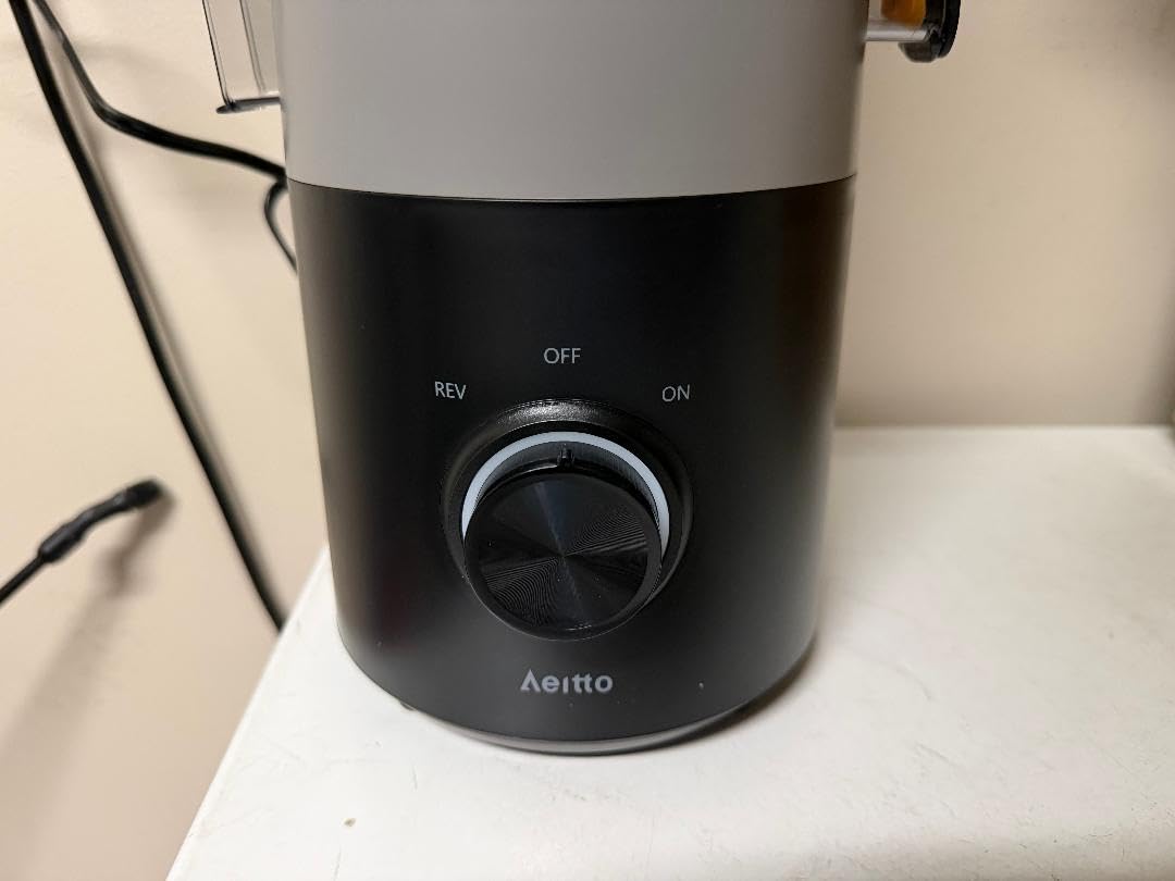 Aeitto 3-in-1 Cold Press Juicer for Juice, Nut Milk & Sorbet - Filter-Free Design for Effortless Cleaning, 6.0