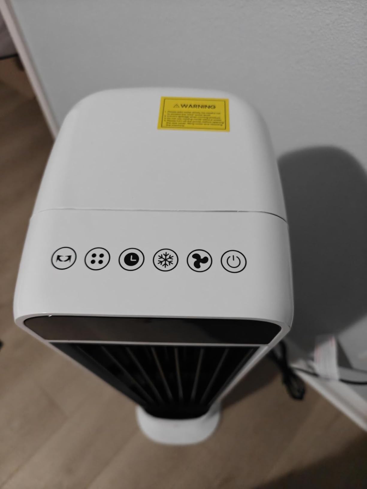 MEPTY 3-IN-1 Evaporative Air Cooler, Cooling Fans that Blow Cold Air with 120° Oscillation, 12H Timer, 3 Speeds, Portable Swamp Cooler for Indoor Use, Windowless Portable Air Conditioners customer photo 2