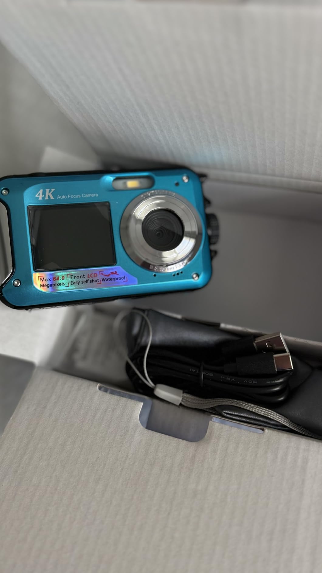 4K Underwater Camera 16FT Waterproof Camera with 32GB Card 64MP Autofocus Dual-Screen Selfie Underwater Camera for Snorkeling Waterproof Compact Floatable Digital Camera 1250mAh Battery Type-C customer photo 2