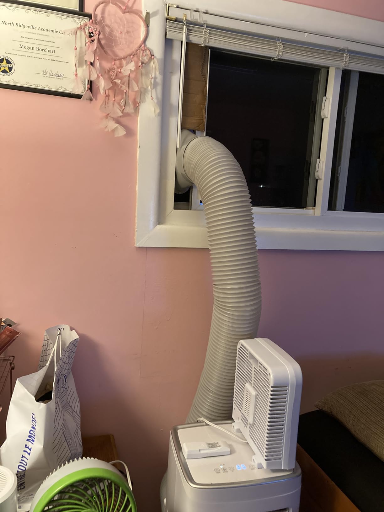 Coolblus Portable Air Conditioners 14000 BTU, 4 in 1 Portable AC Unit with Heat/Cool/Dehumidify/Fan, Wi-Fi Smart Quiet AC Cool Up to 650 Sq.Ft, Remote Control, Auto Swing, White-14000BTU-WIFI-HEAT customer photo 1