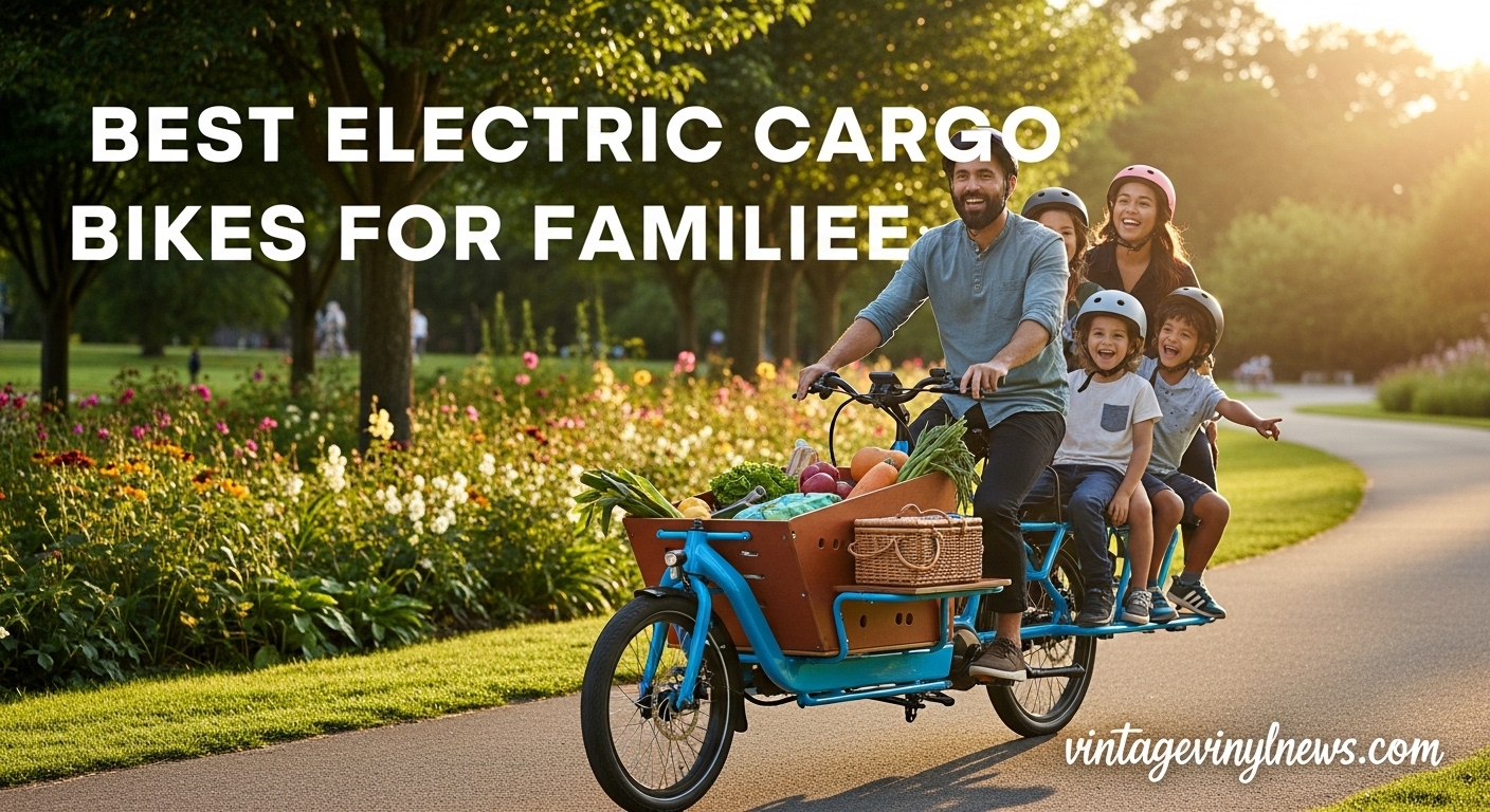 Best Electric Cargo Bikes for Families