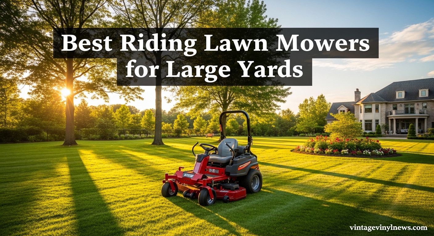 Best Riding Lawn Mowers for Large Yards