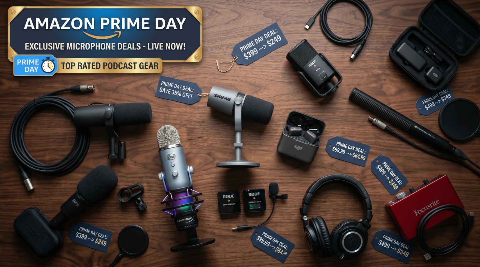 Best Amazon Prime Day Microphone Deals 2026