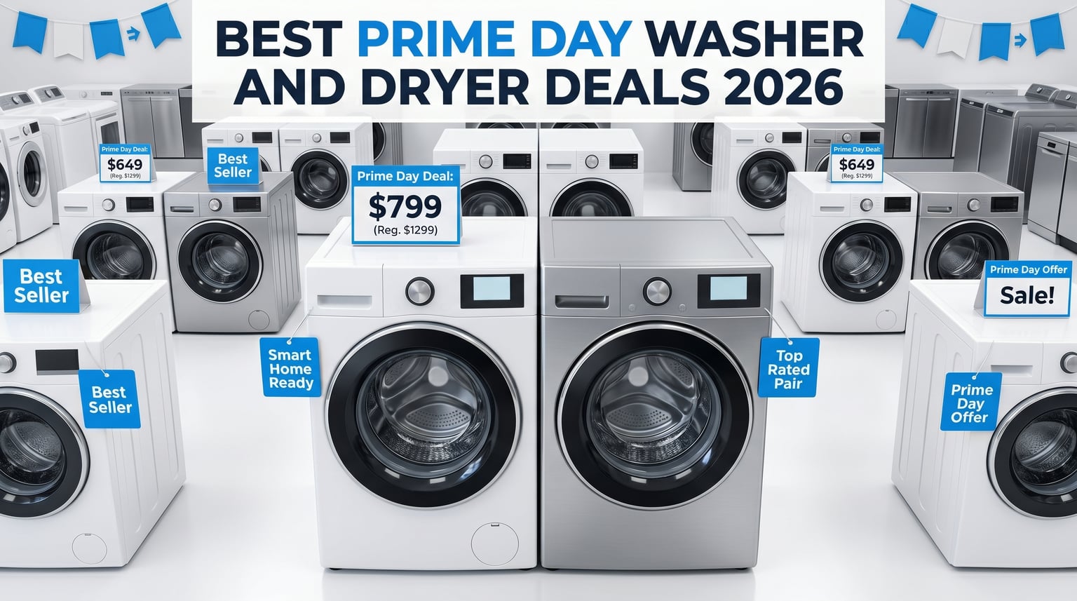Best Amazon Prime Day Washer and Dryer Deals 2026