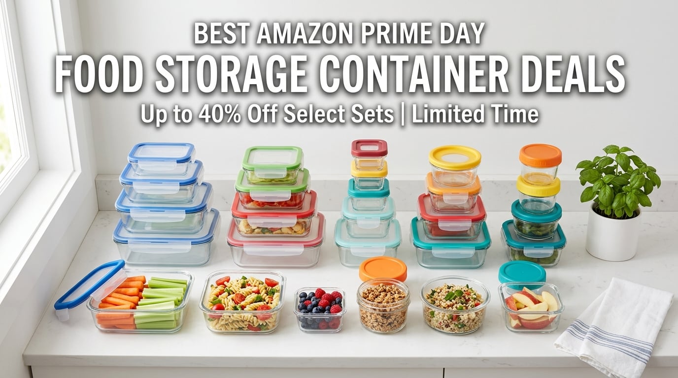 Best Amazon Prime Day Food Storage Container Deals 2026