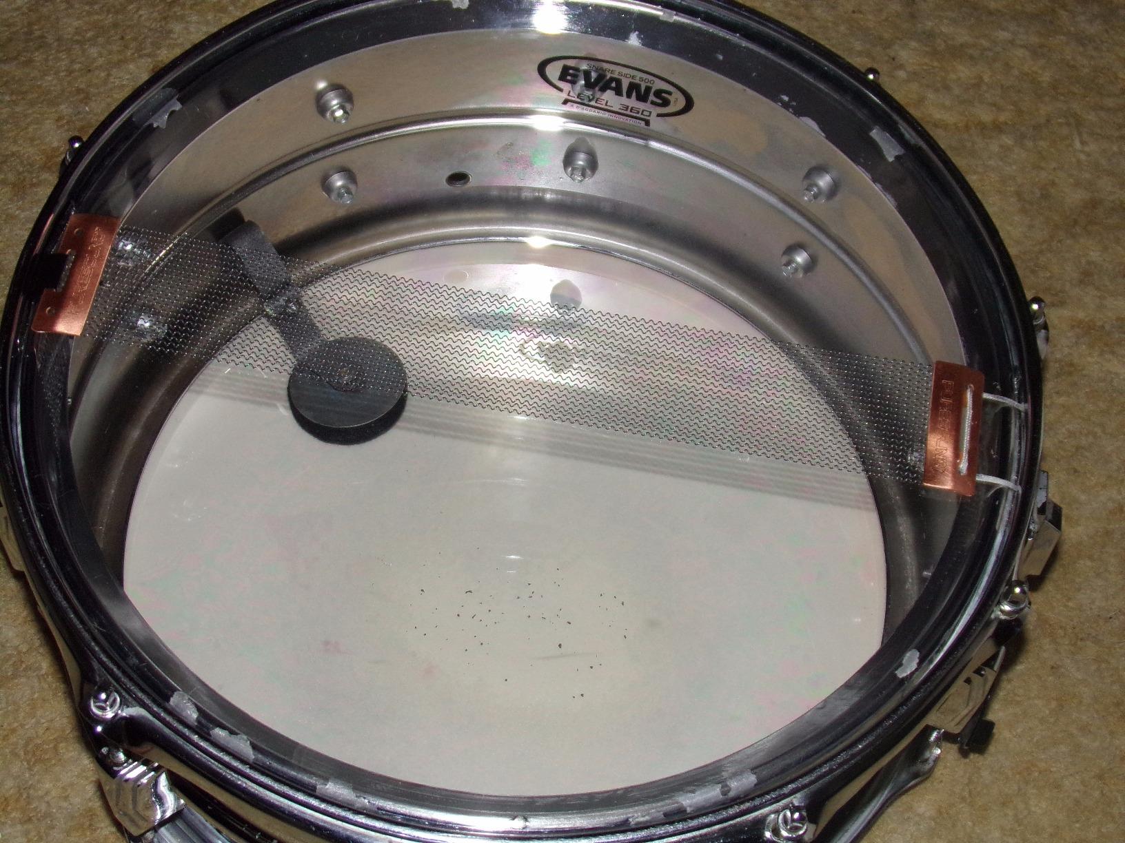 Evans Clear 500 Snare Side Drum Head, 14 Inch - Single Ply 5mil Film, Ideal for Deep Drums or Heavy Rock customer photo 1