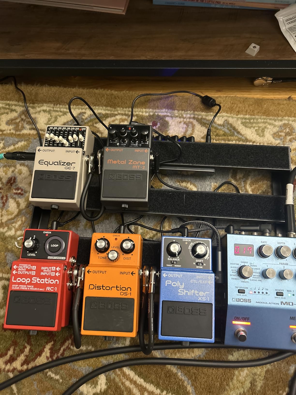 BOSS GE-7 Equalizer - 7-Band Compact Graphic Equalizer Pedal customer photo 2