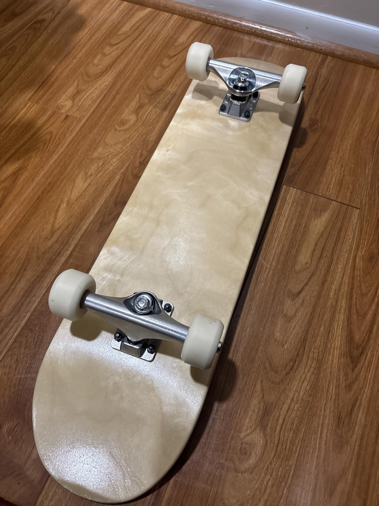 Moose Blank Skateboard Deck - Premium 7-Ply Maple Construction - Natural Wood - Choose from 10 Sizes - Includes 1 Board customer photo 2