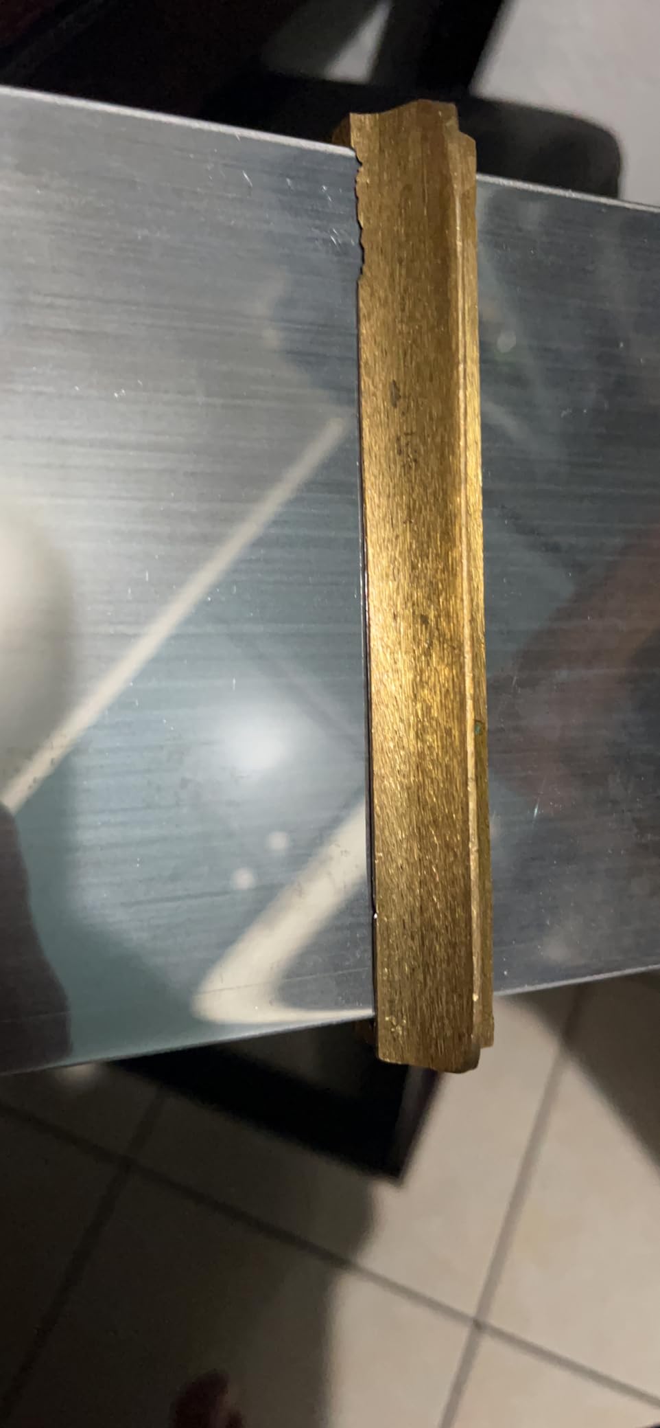 MARSHALLTOWN Stainless Steel Hand Edger, 1/2 Inch Radius, Assembled in USA | Adjustable Groover, 14 x 5 Inch Stainless Blade, 1/2 Inch Radius, Rounds and Grooves Fresh Concrete Edges, 3489D customer photo 2