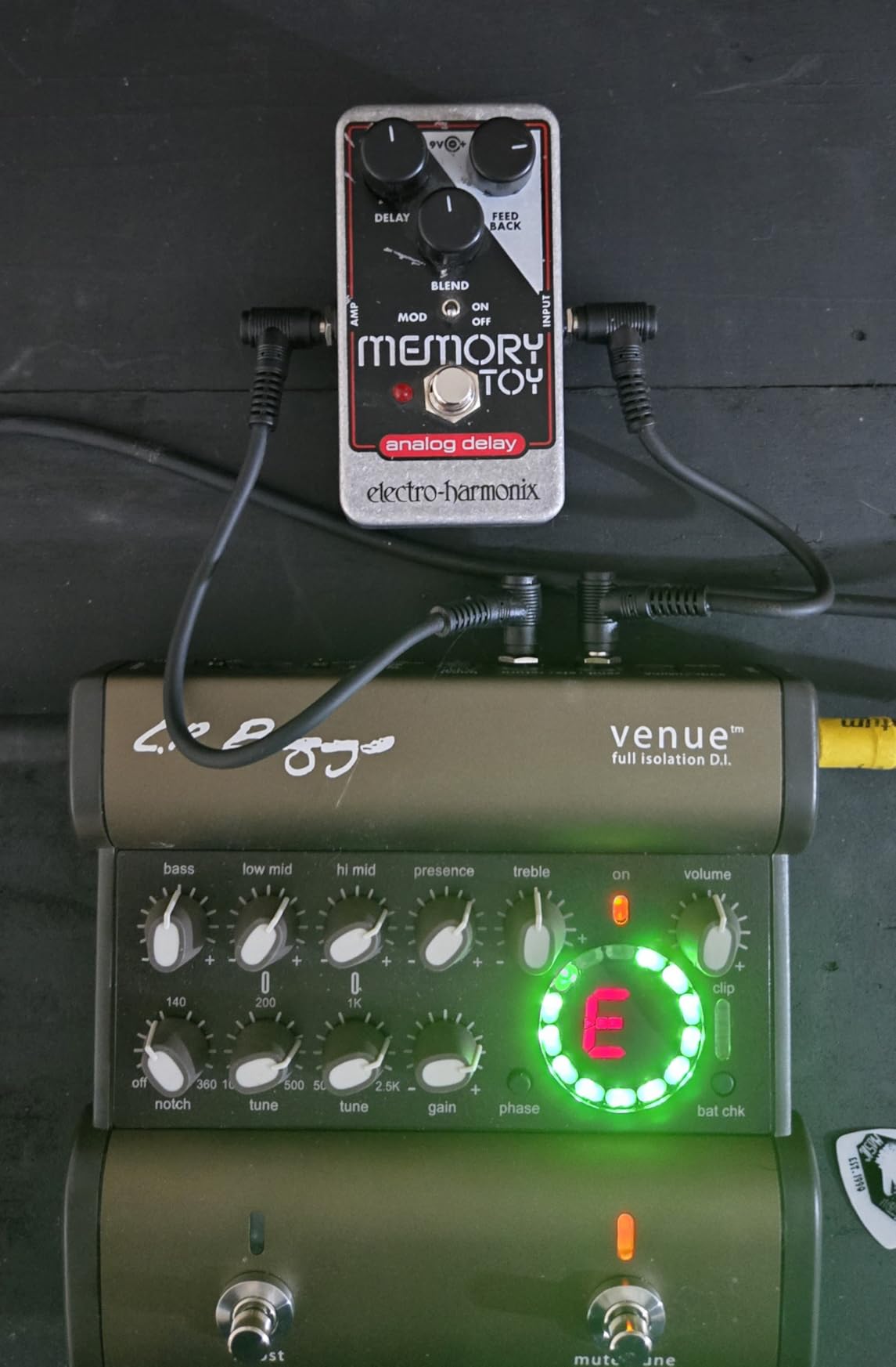 Electro-Harmonix Memory Toy Analog Delay With Modulation Pedal customer photo 1