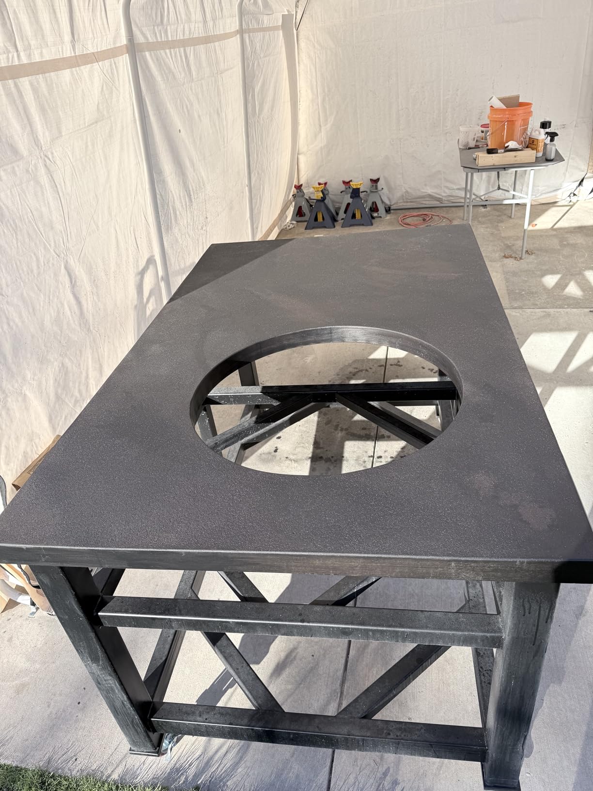 Concrete Stain Concentrate Just Add Water, User & Eco-Friendly Semi-Transparent Professional Grade Cement Stain, Concrete Resurrection Brand (32 Ounce, Onyx) customer photo 2