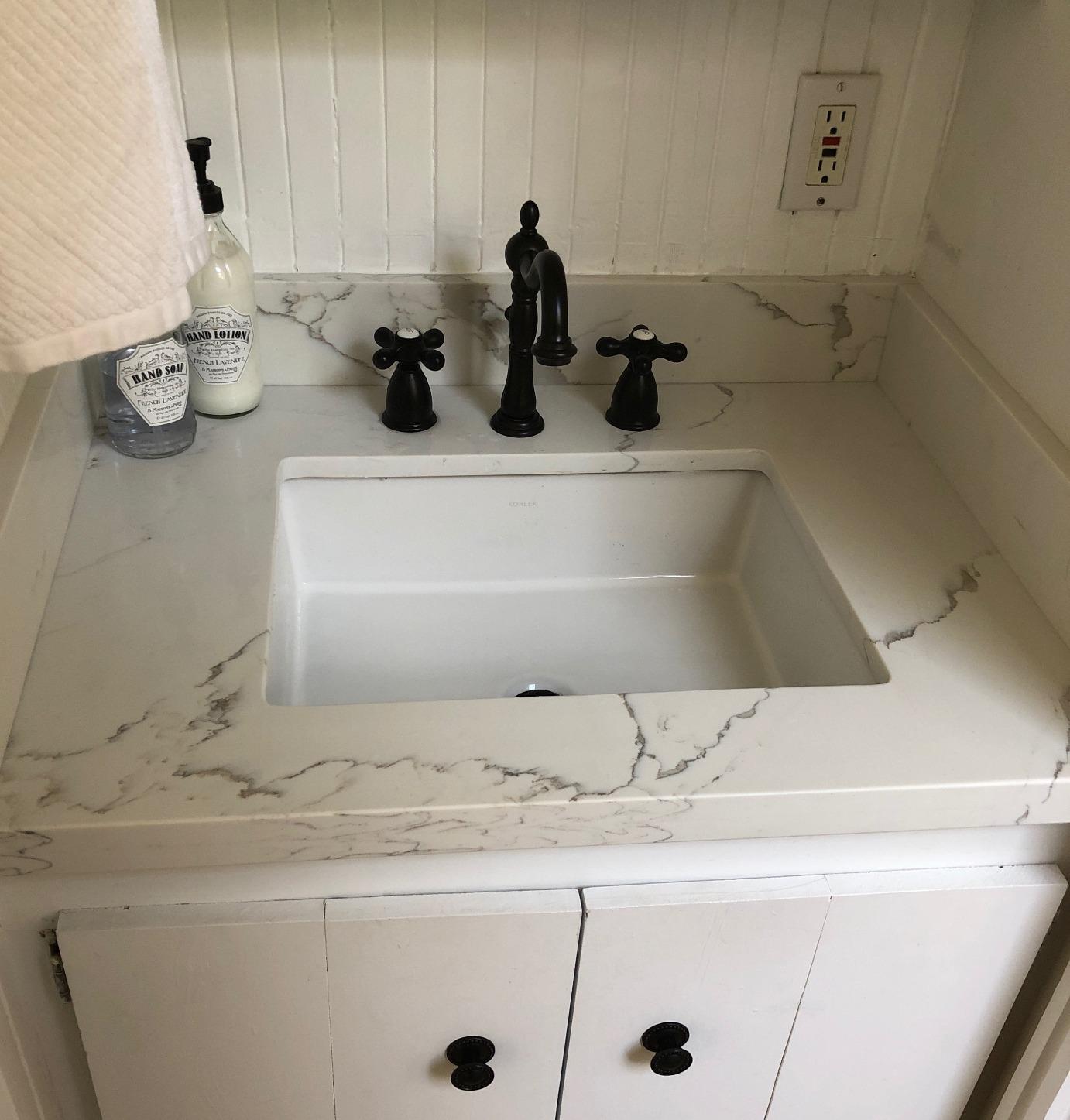 KOHLER 2882-0 Verticyl Rectangular Undermount Bathroom Sink, 19 3/4