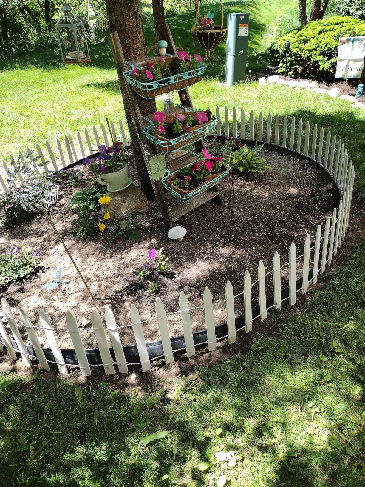Greenes 144 in. L x 16 in. H Wood White Garden Fence customer photo 1