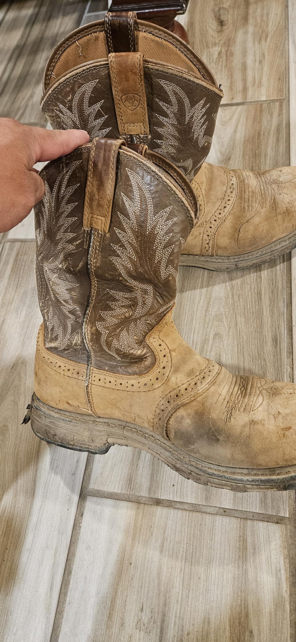 Ariat Men's Groundbreaker Wide Square Toe Waterproof Work Boot customer photo 1