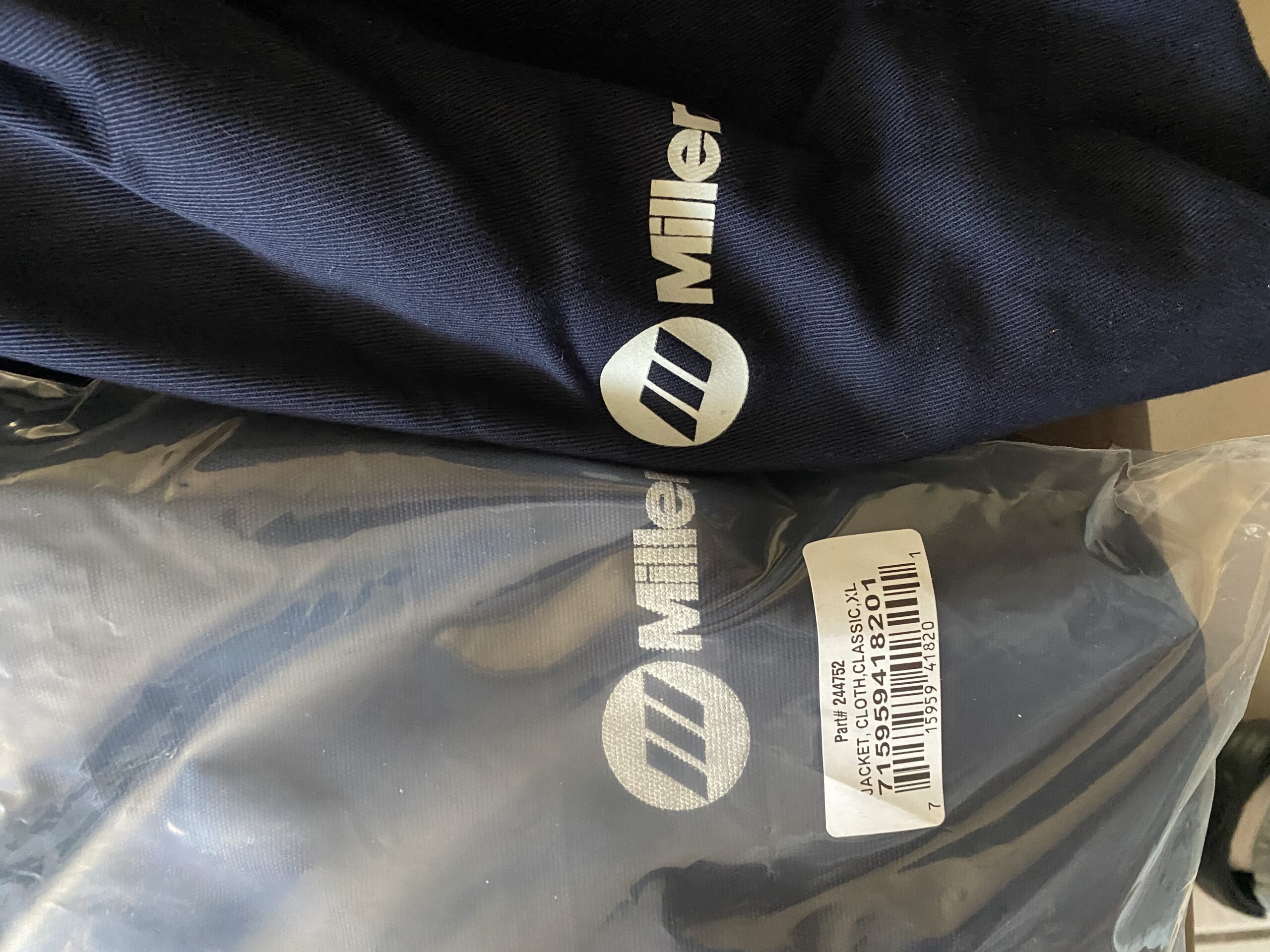Miller Classic Cloth Jacket - 9oz Navy Cotton Welding Jacket XL customer photo 2