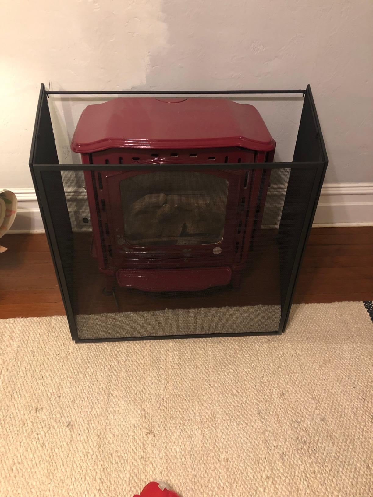 Minuteman International Large 3F Screen Child Guard Stove, Wrought Iron, Black customer photo 2