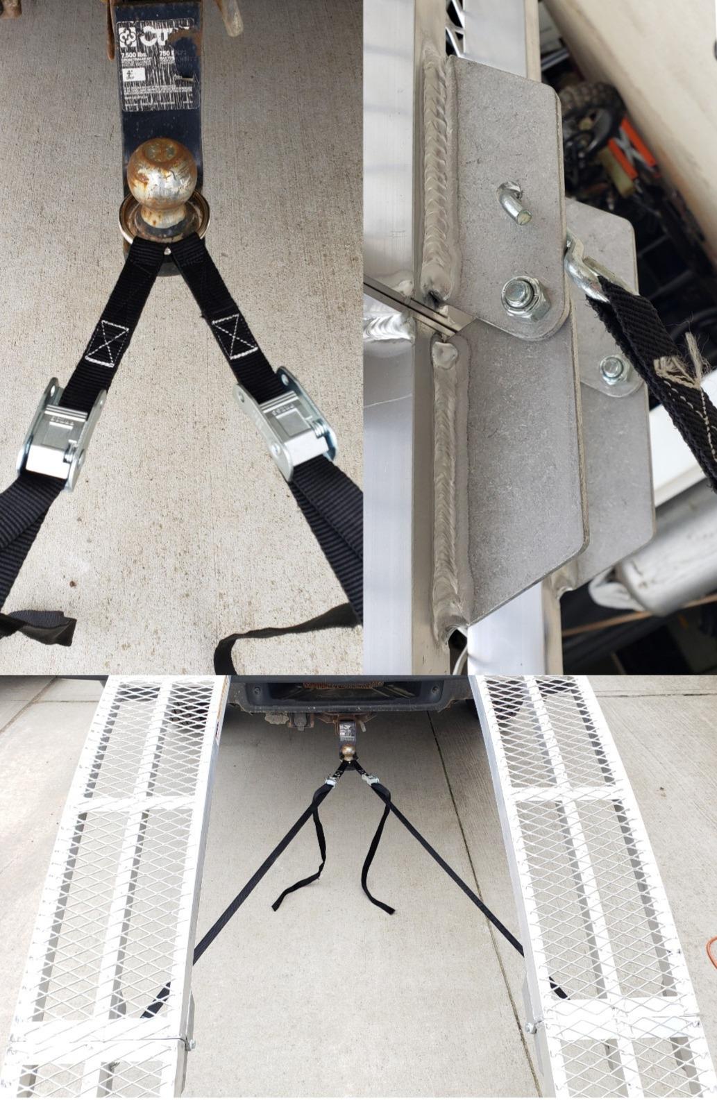Yutrax 89-inch Folding Aluminum Truck, UTV/ATV, Motorcycle Loading Arch Ramps - Pair, 1500lb Capacity customer photo 1