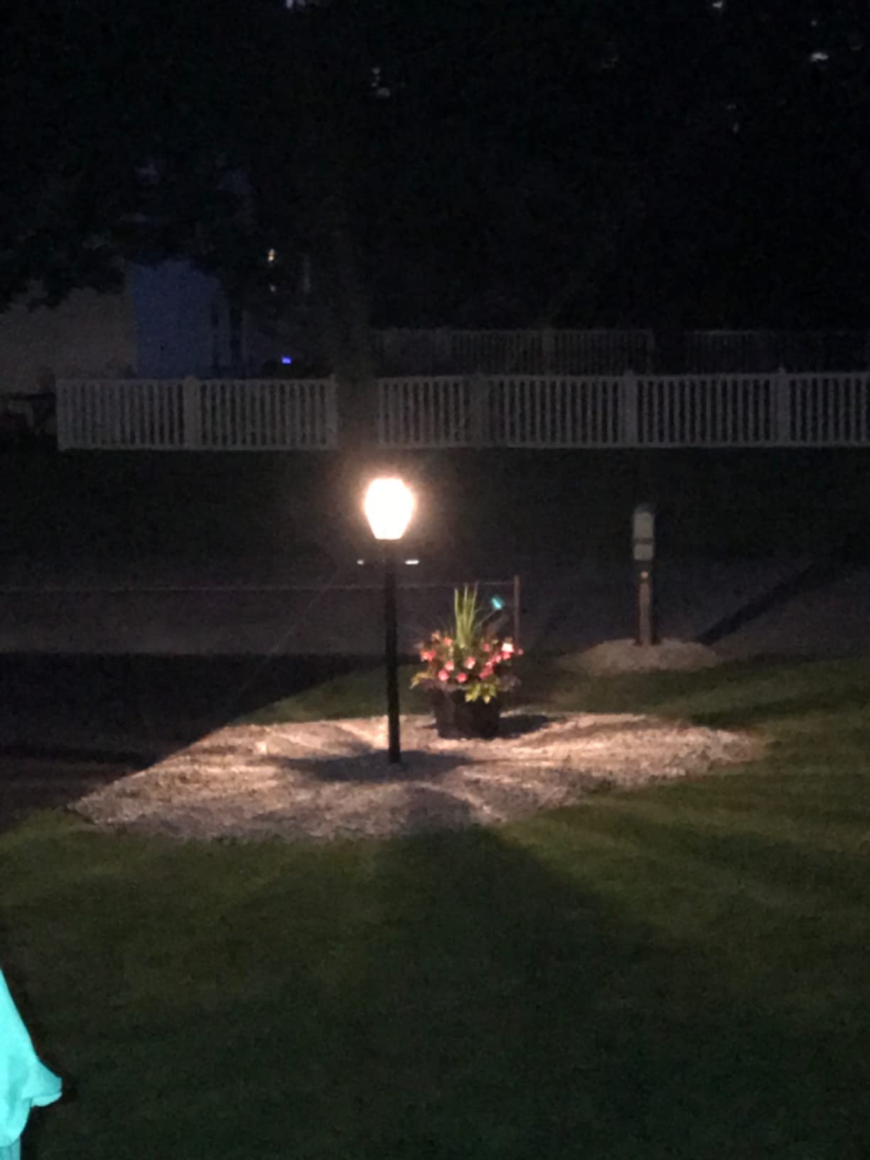 Sea Gull Lighting 8239-12 Lancaster Outdoor Post Lantern Outside Fixture, 24'' Height, Black customer photo 1