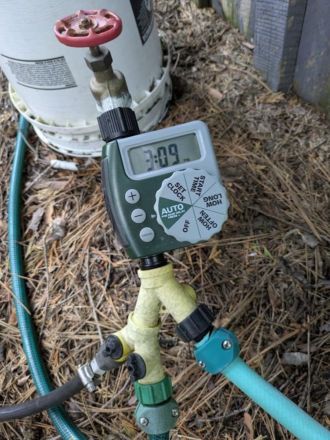 Orbit One Outlet Single-Dial Hose Faucet Timer - Easy Programmable - For Garden Watering System - LCD Hose Timer with Adjustable Watering Schedule - 62056 customer photo 2