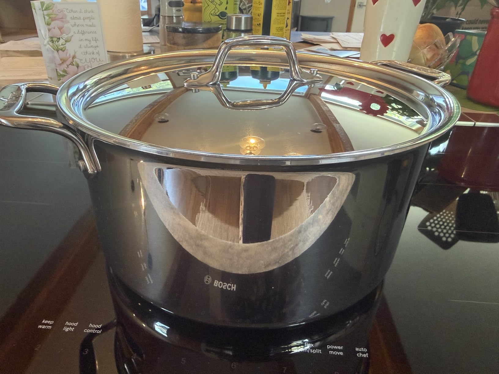 All-Clad D3 Stainless Steel 8 Quart Stockpot Covered - Made in the USA - The Original Bonded Professional Cookware - Oven Safe & Induction Compatible customer photo 2