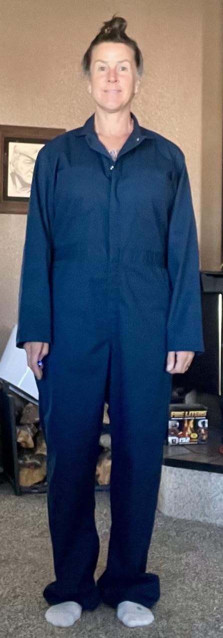 Red Kap Men's Twill Action Back Coverall With Chest Pockets - Mechanic Coveralls With Concealed Zippers customer photo 1