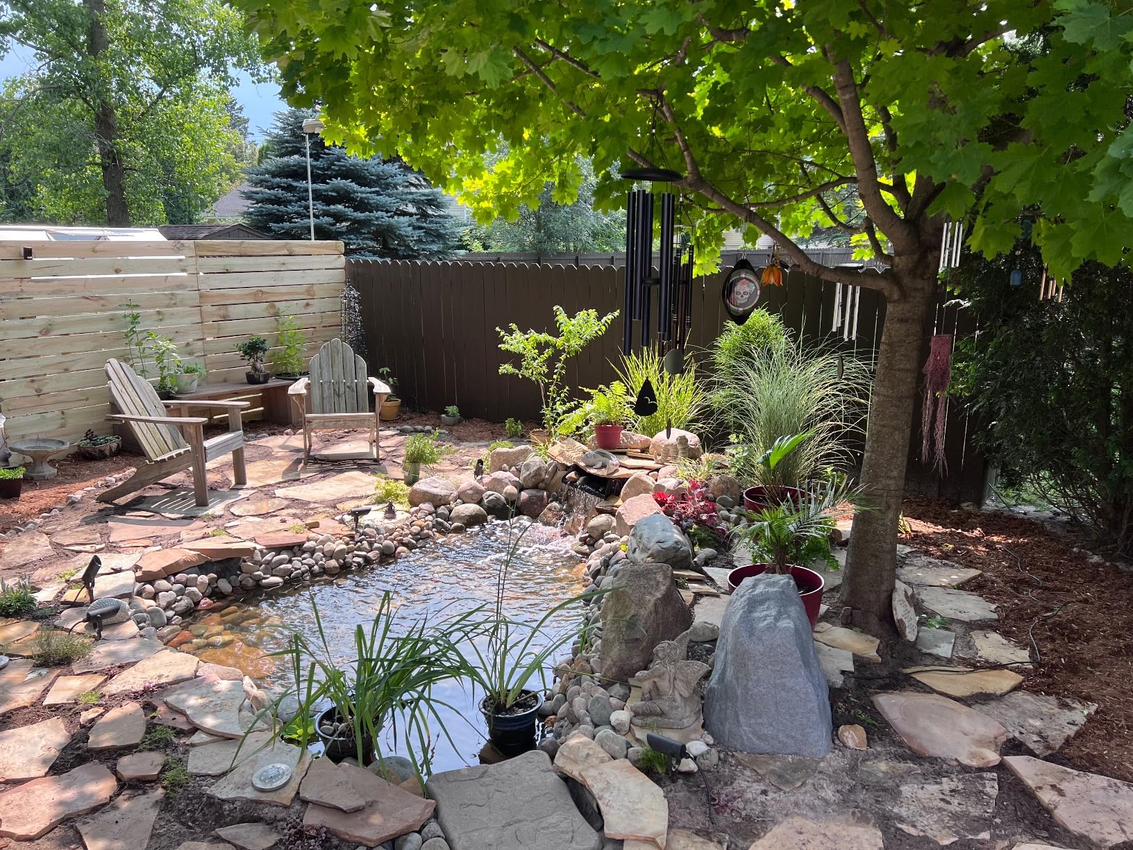 PondBuilder Crystal 4000 GPH Pond Kit 20 x 25 Ft EPDM Liner | Custom water feature kit, 20