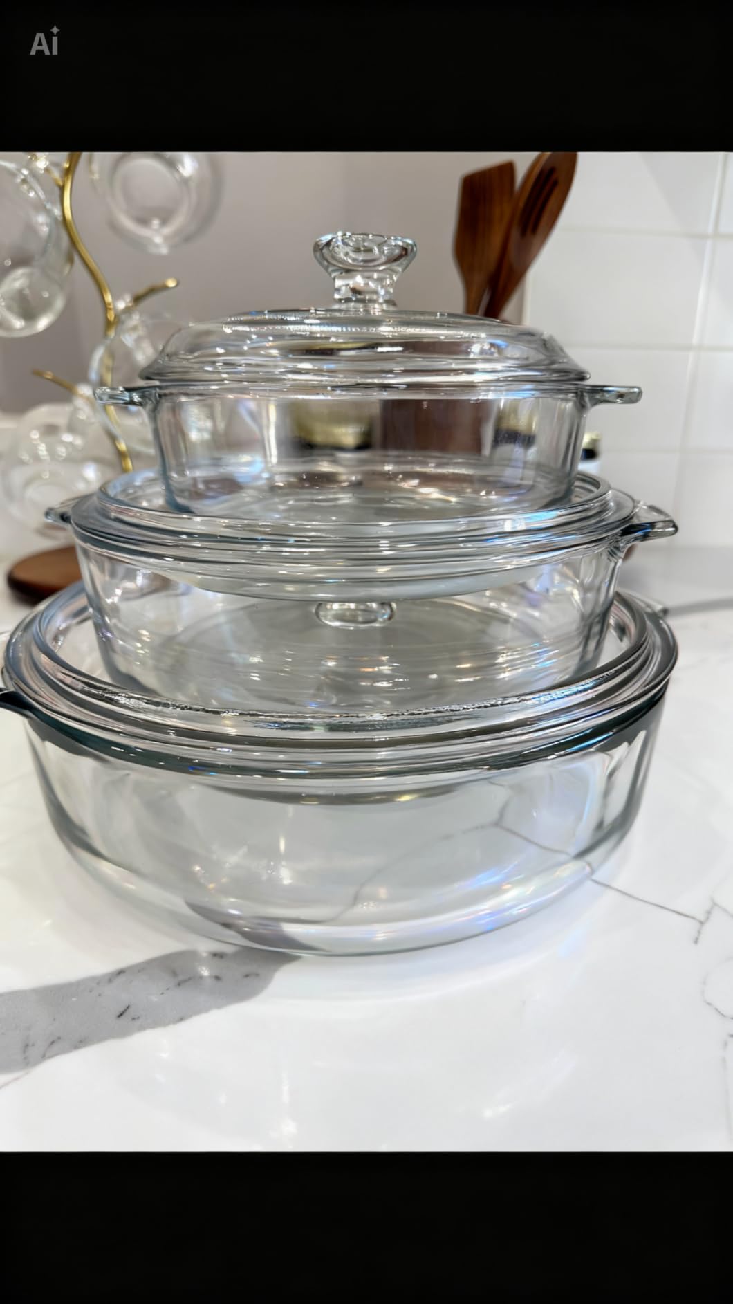 Libbey Baker's Basics 3-Piece Glass Casserole Dishes with Glass Covers, Stackable Casserole Dishes for Oven, Microwave, Refrigerator customer photo 1