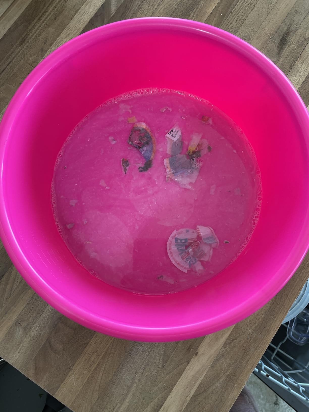Little Giant Plastic Utility Pan | Feed Pan | Durable & Versatile Livestock Feeding Bucket | Made in USA | 5 Quart | Purple customer photo 1