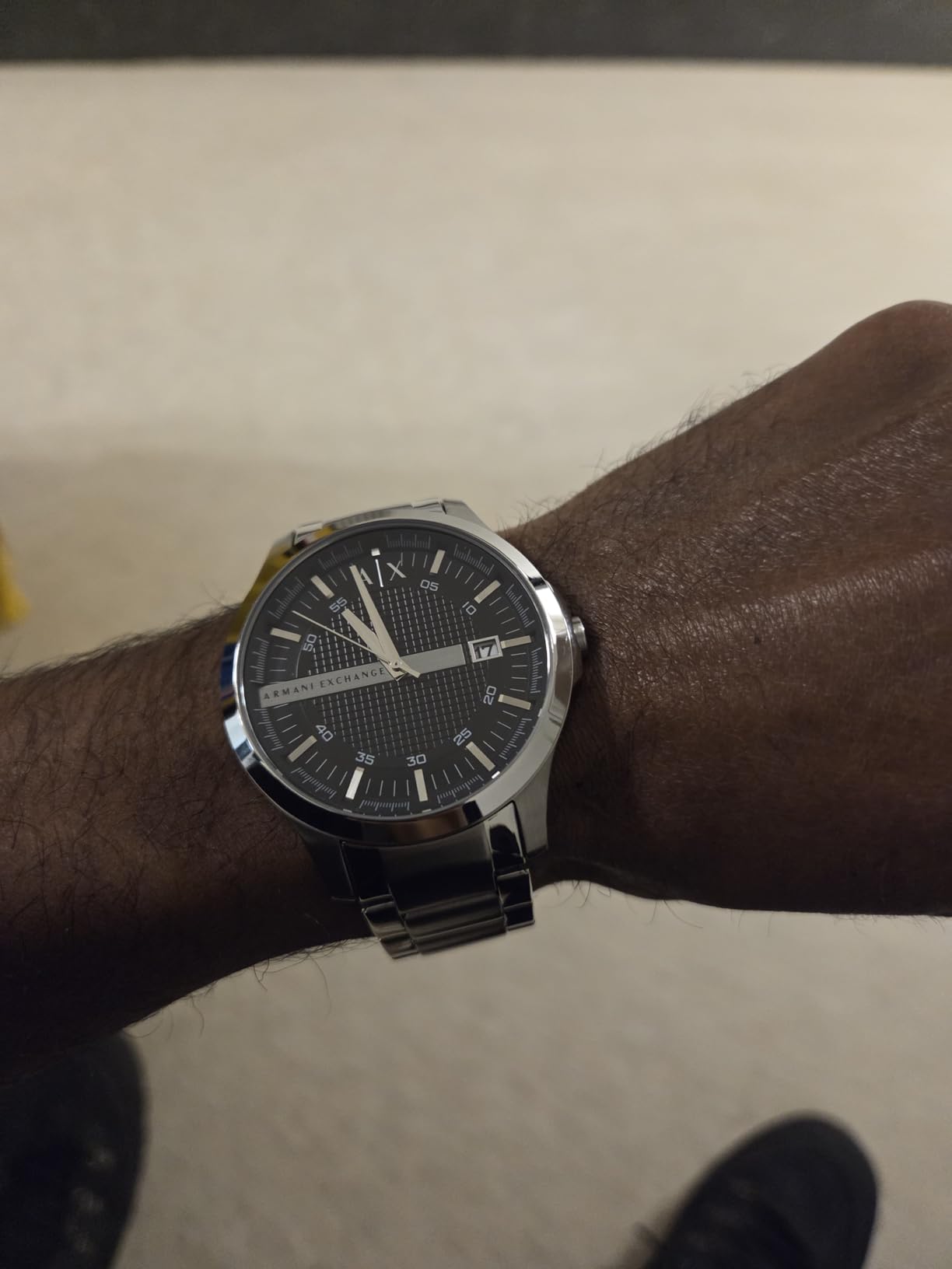 A|X Armani Exchange Men's Watch, Three-Hand Stainless Steel Watch for Men customer photo 2