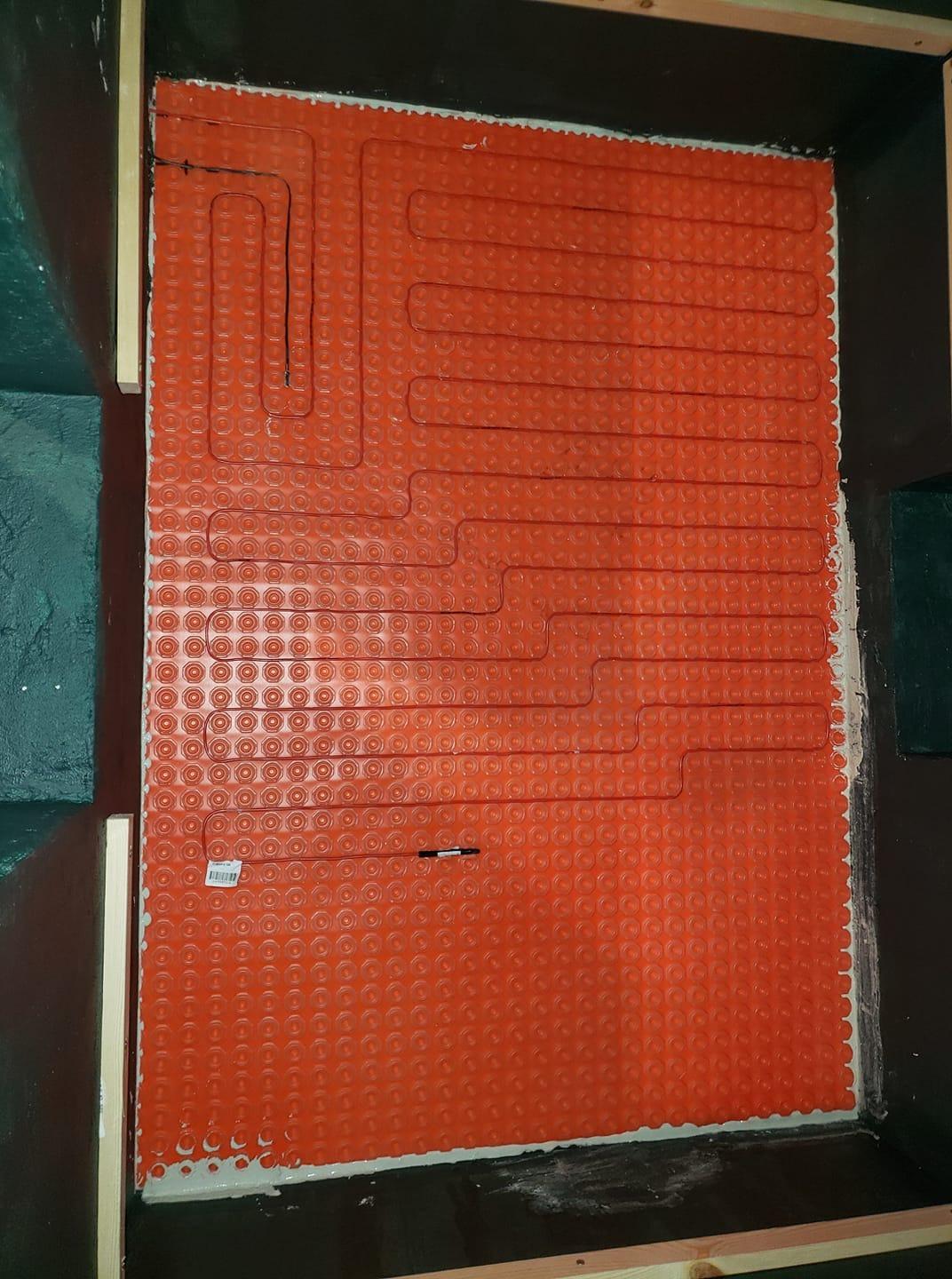 15 sqft Heatwave Electric Floor Heating Kit with Thermostat | Heated floor system for bathrooms & kitchens | Programmable GFCI thermostat with sensor | 110/120 volts & 180 watts customer photo 2