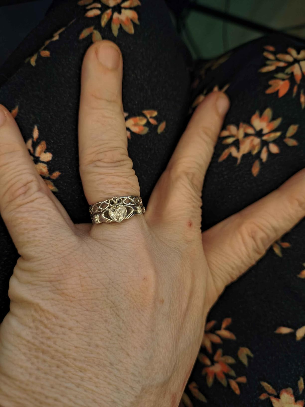 Metal Factory 925 Sterling Silver Celtic Knot Eternity Band Ring customer photo 2