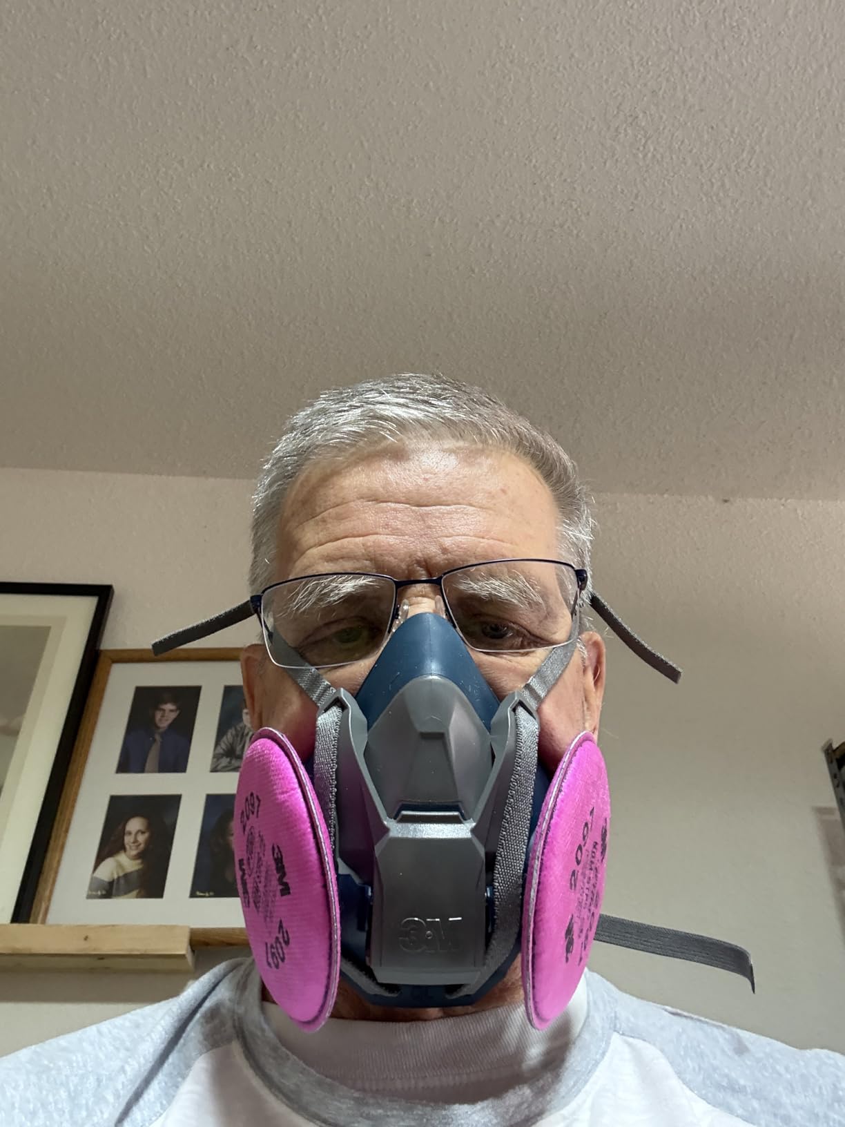 3M Rugged Comfort Quick Latch Half Facepiece Reusable Respirator customer photo 2