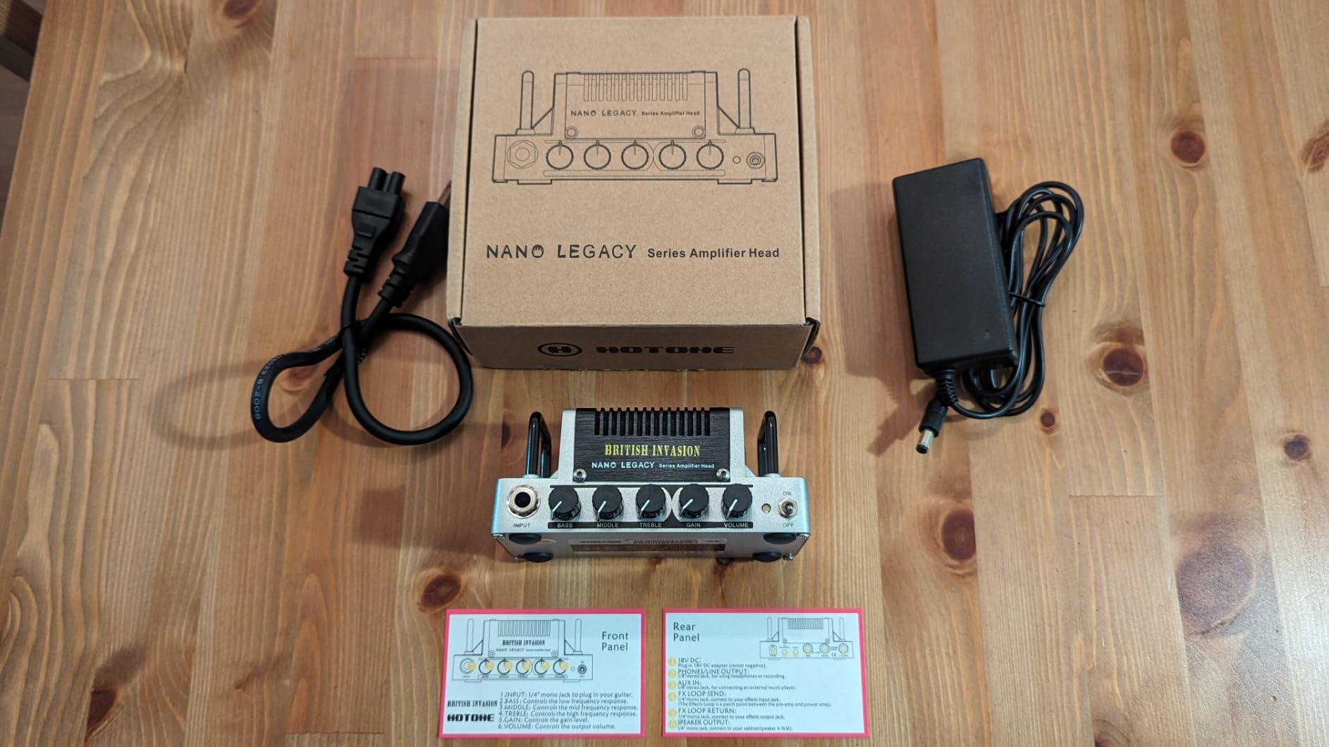 Hotone Nano Legacy British Invasion 5-Watt Compact Guitar Amp Head with 3-Band EQ customer photo 1