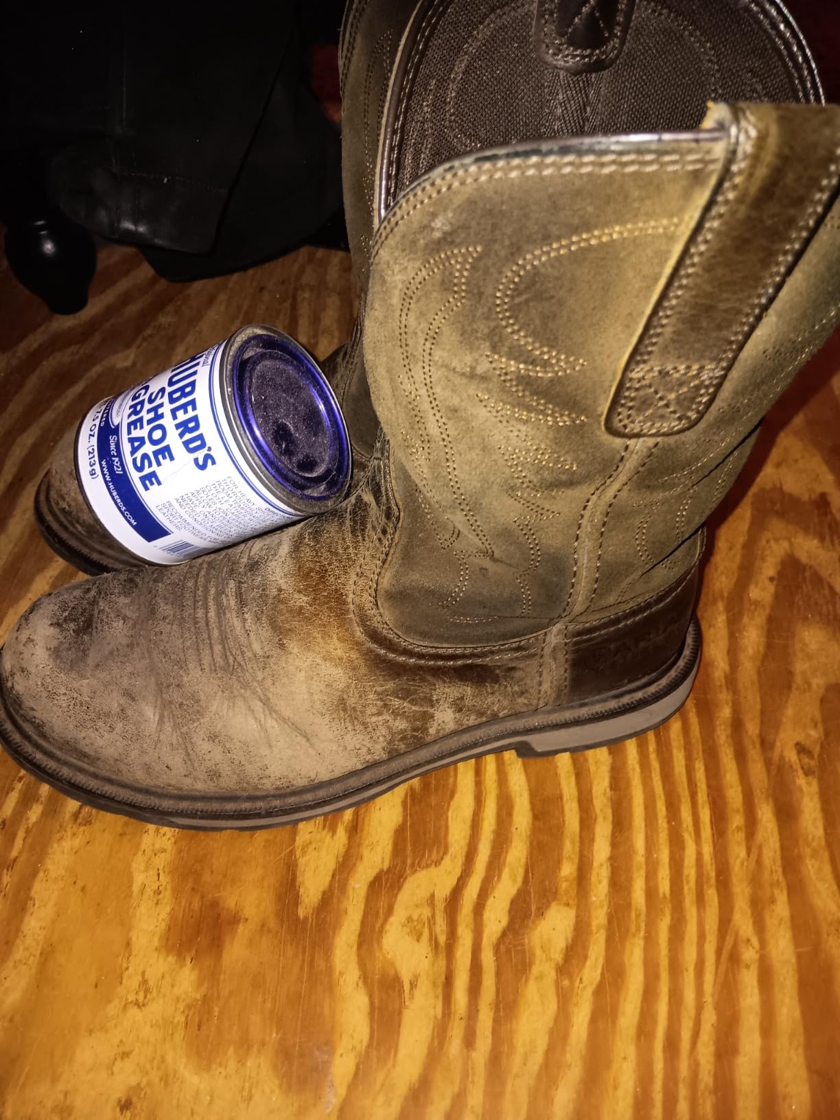 Ariat Groundbreaker Steel Toe Work Boot - Men's Wide Calf, Western Work Boots customer photo 2
