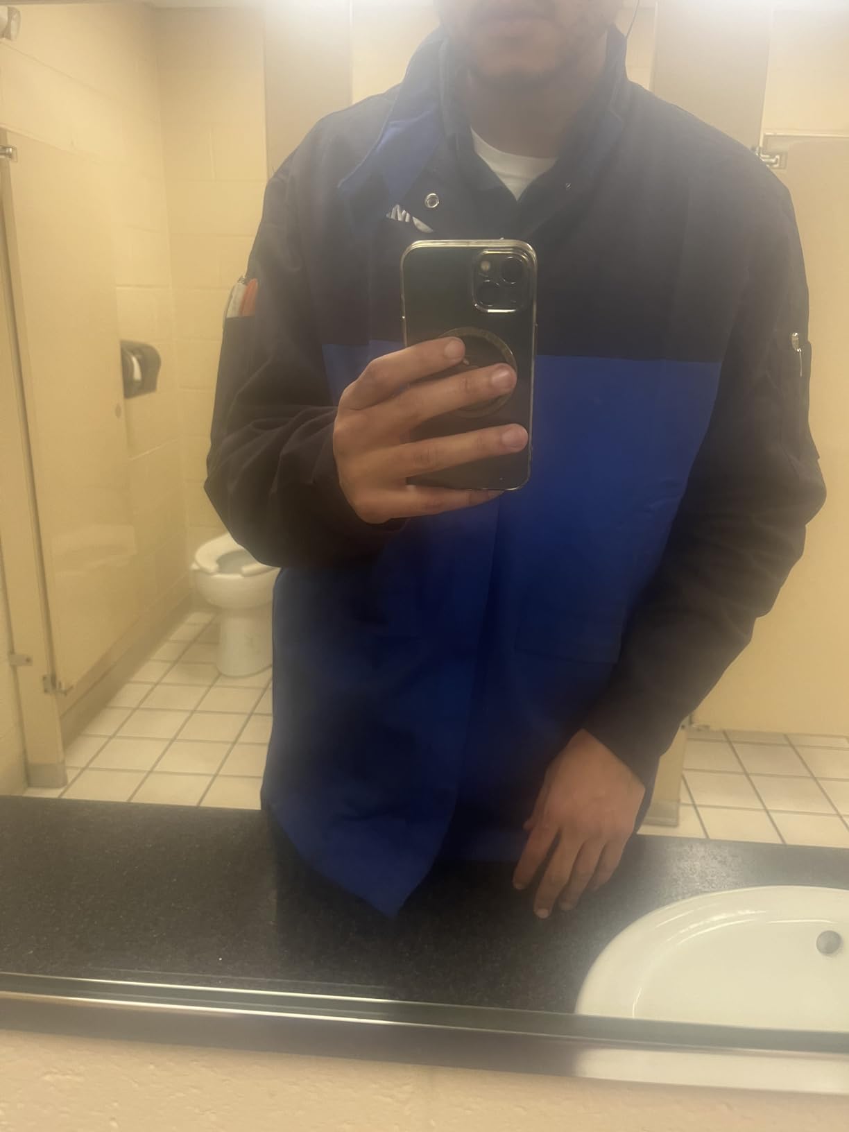 Miller Electric mens Modern Welding Jacket customer photo 2