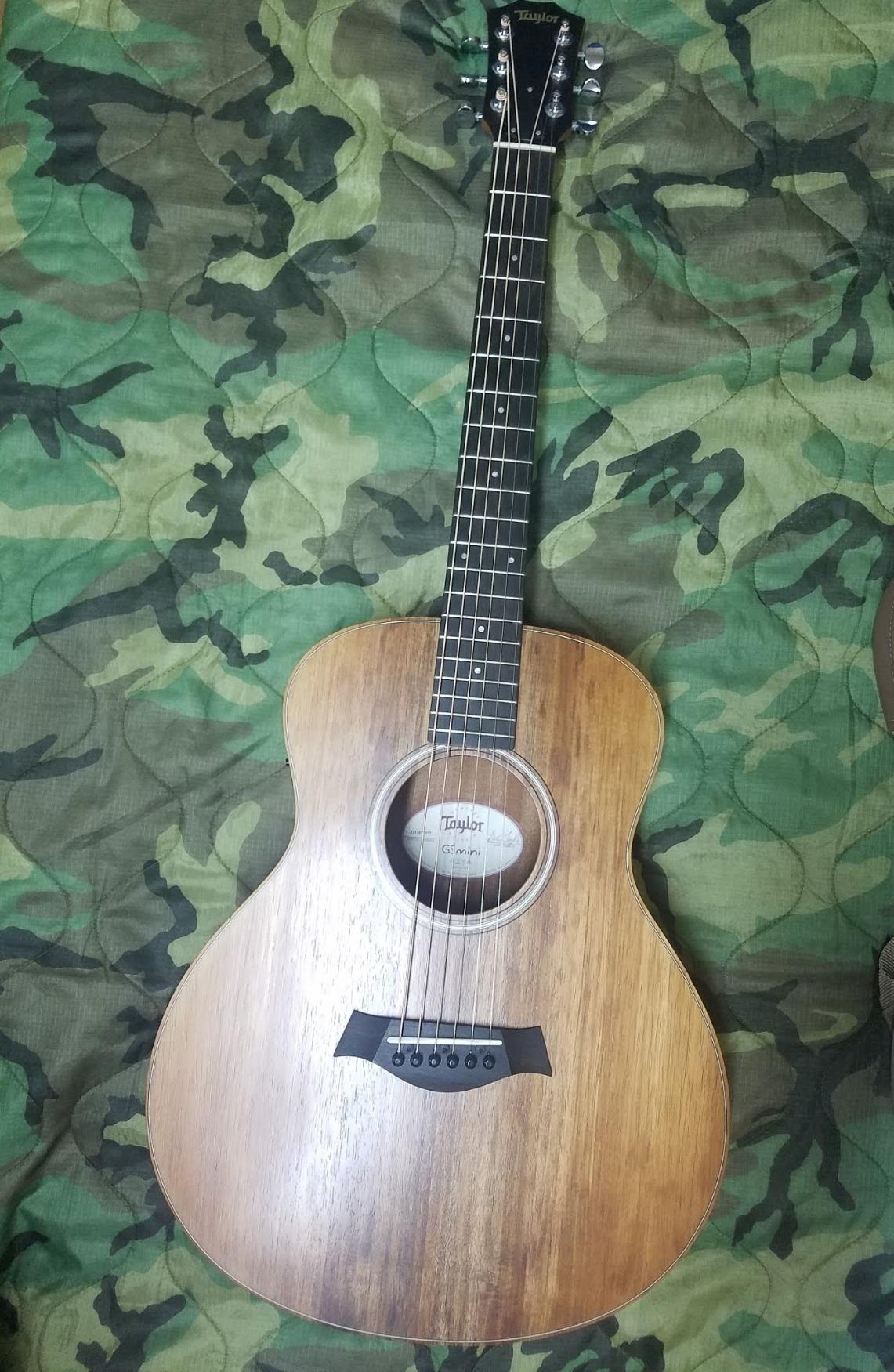 Taylor GS Mini-e Solid Koa Top ESB w/Gig Bag with case customer photo 1