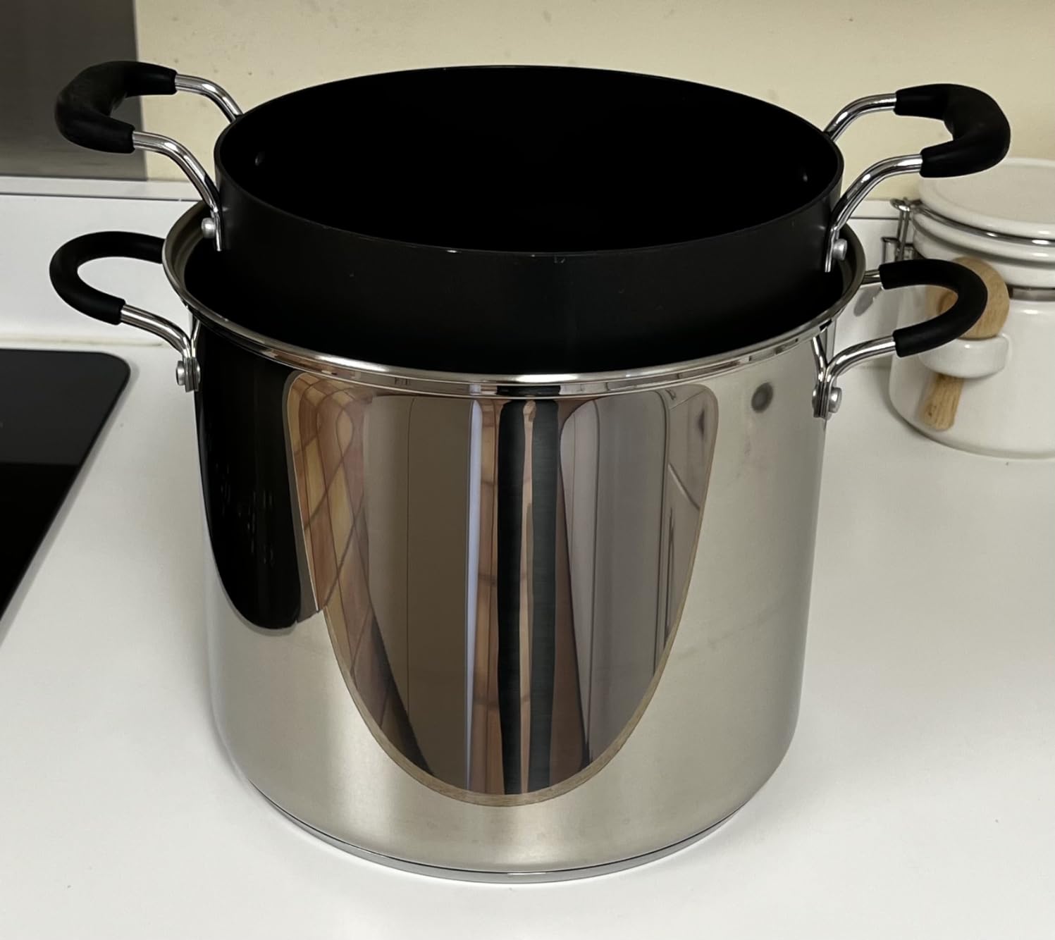 Cook N Home Professional 12 Quart Stainless Steel Stock Pot with Lid | Induction Cookware for Pasta, Soup, Canning,Oven Safe, Dishwasher Safe customer photo 1