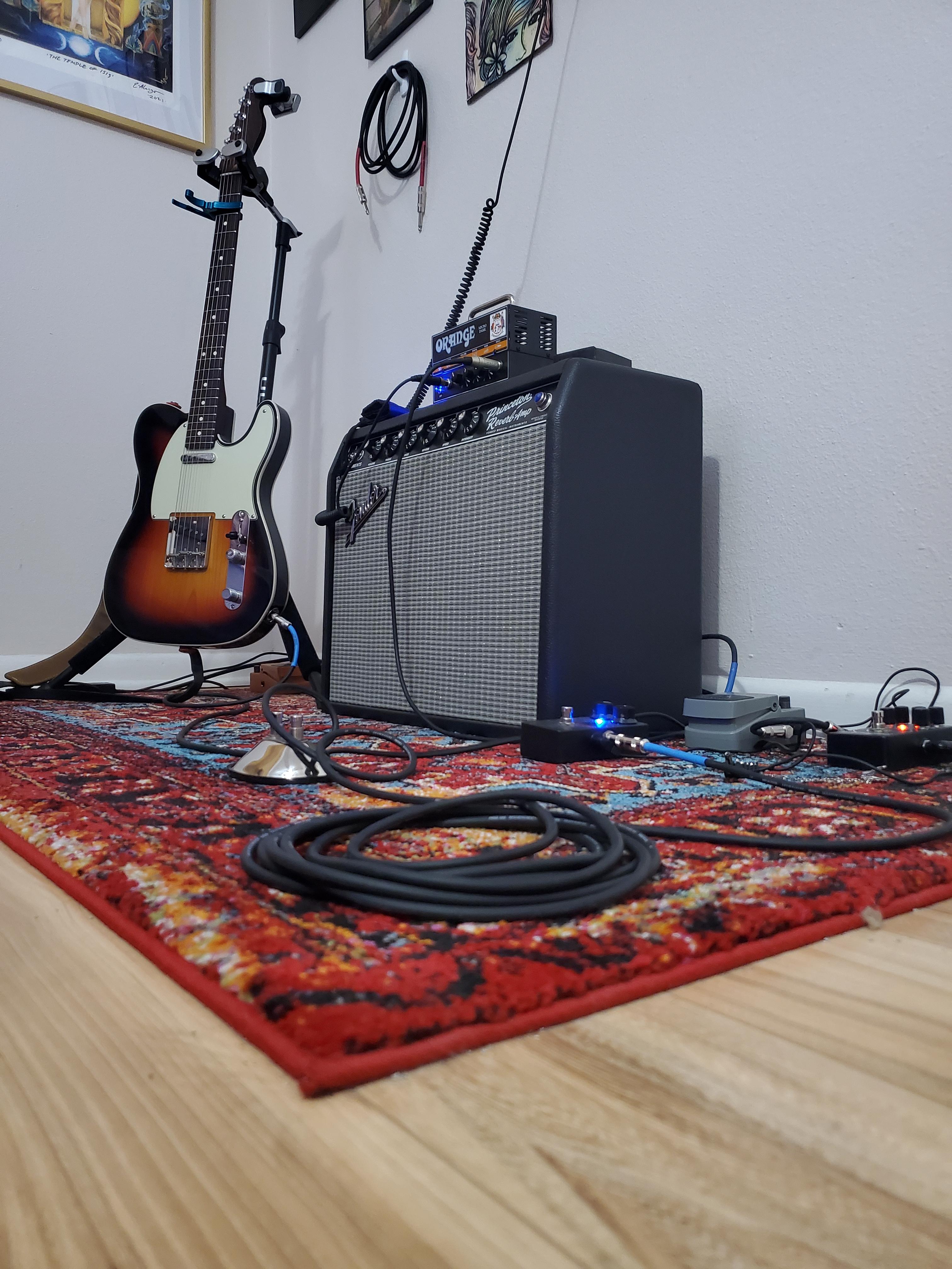 Orange Micro Dark 20W Hybrid Guitar Amplifier Head customer photo 2