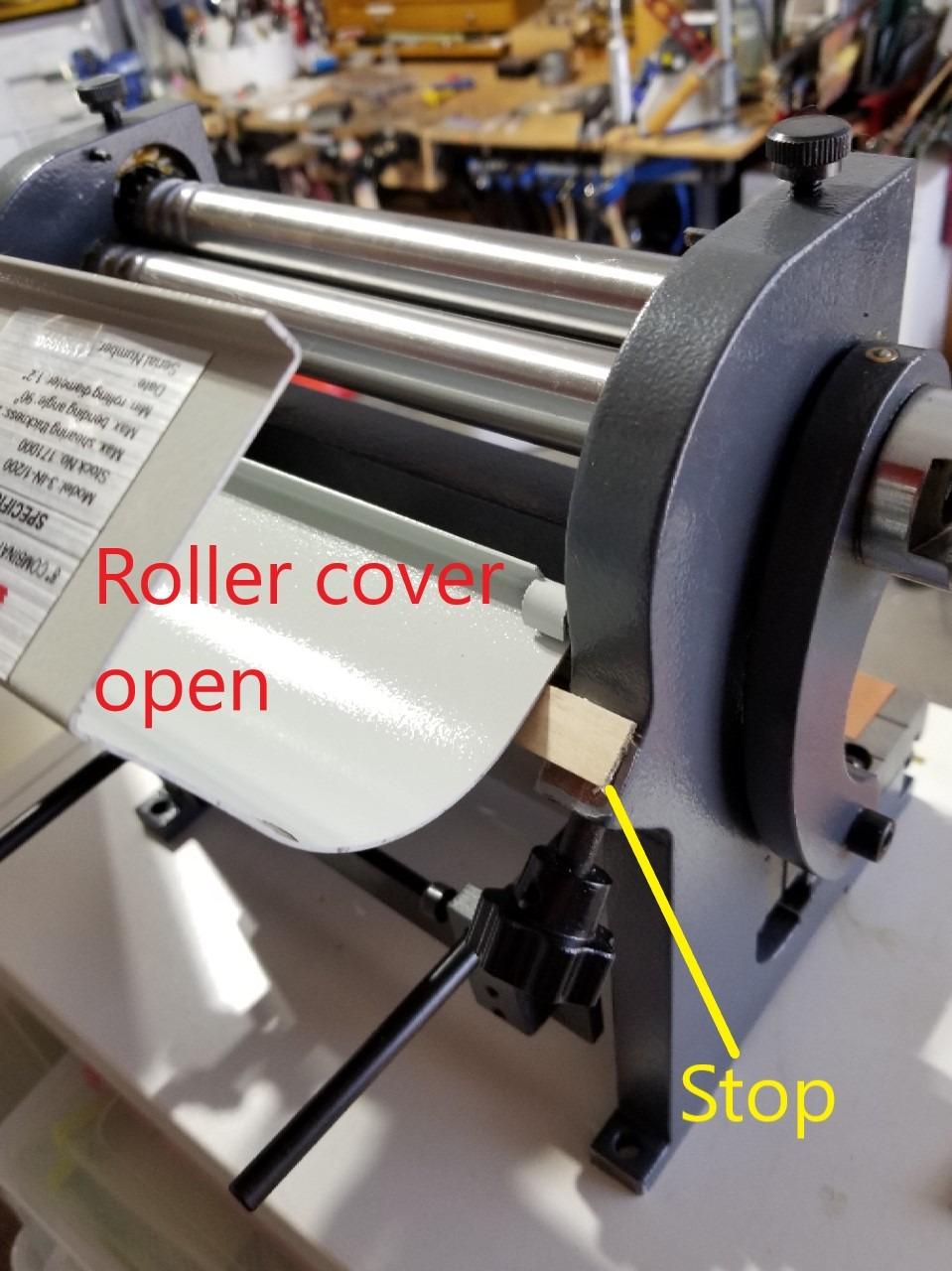 KAKA INDUSTRIAL Metal Brake, 8-inch, 3-In-1 Combination Shear Brake Roll Machine, 20-Gauge Shear, 90 degree | Slip Roll Machine for Bending Rolling 3-IN-1/8 | Shear, brake and slip roll in one machine customer photo 2